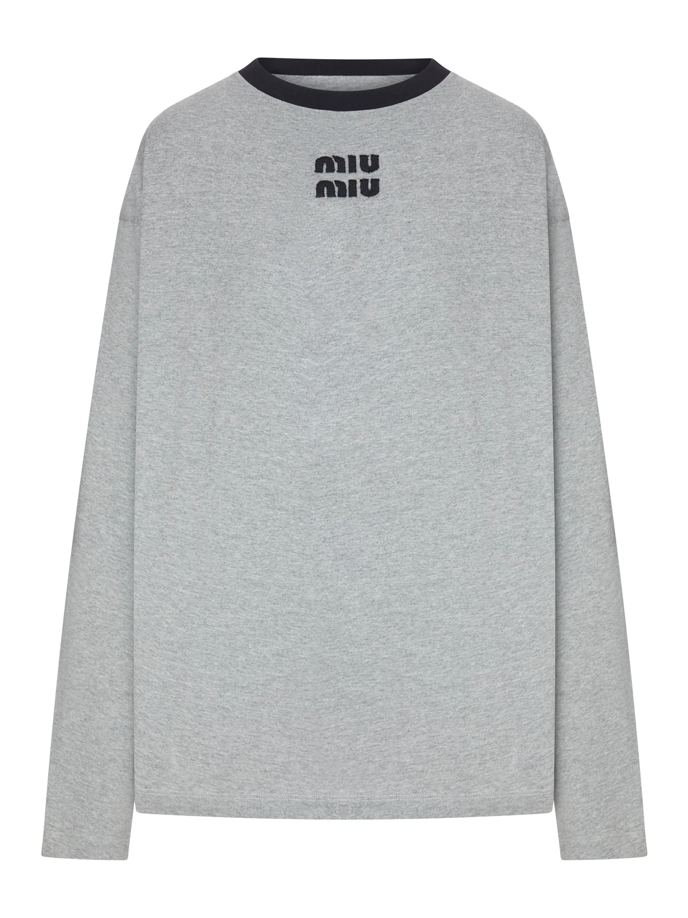 LONG-SLEEVED COTTON JERSEY T-SHIRT
