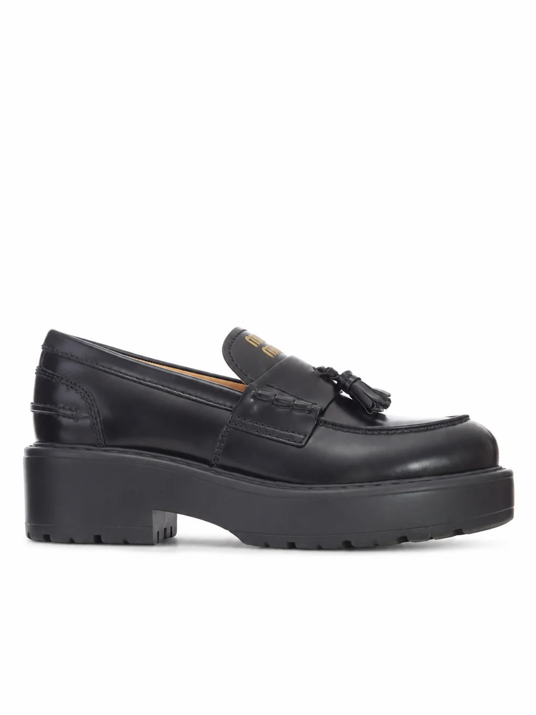 SMOOTH LEATHER LOAFERS WITH TASSELS