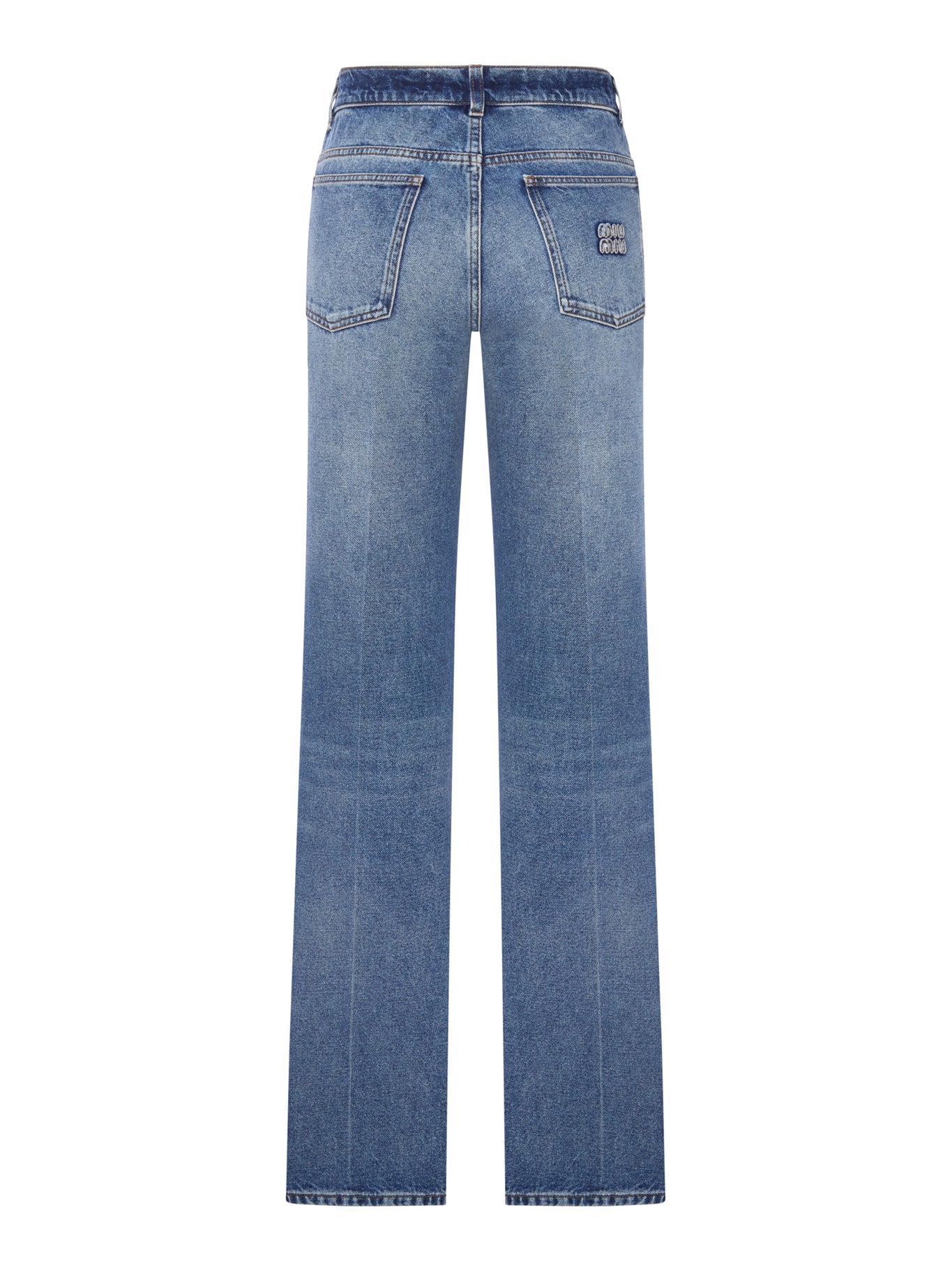 STRAIGHT LEG DENIM JEANS MEDIUM WASH - Image 2