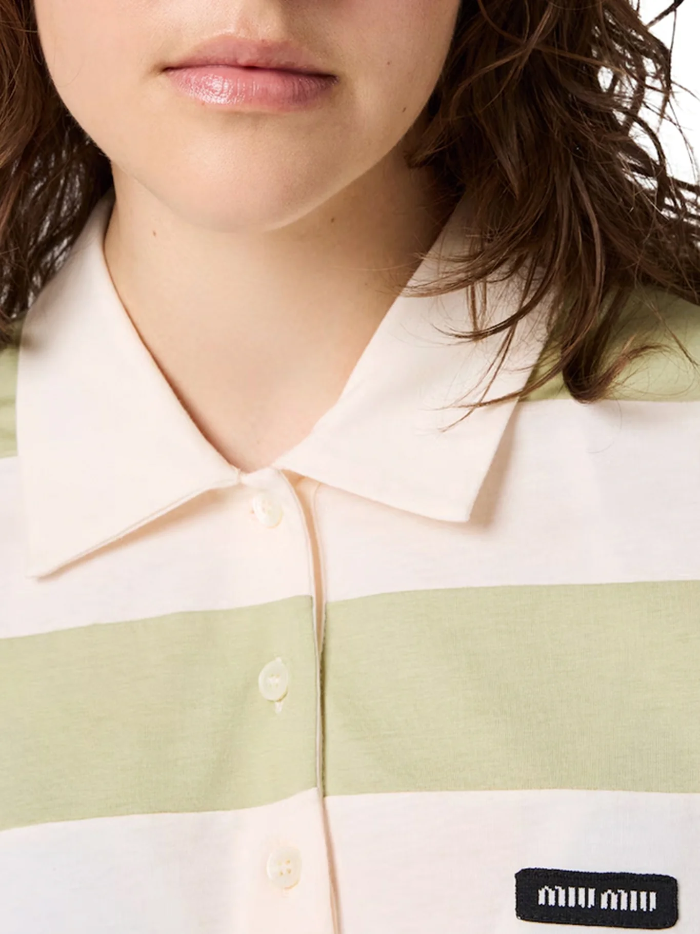 STRIPED JERSEY POLO - Image 5