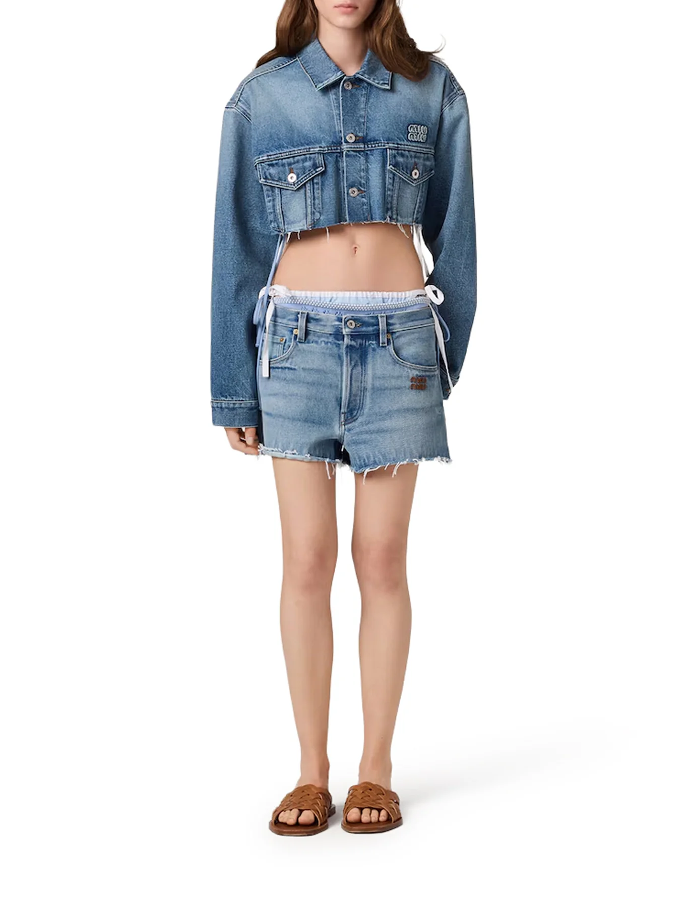 WASHED DENIM BLOUSON - Image 2