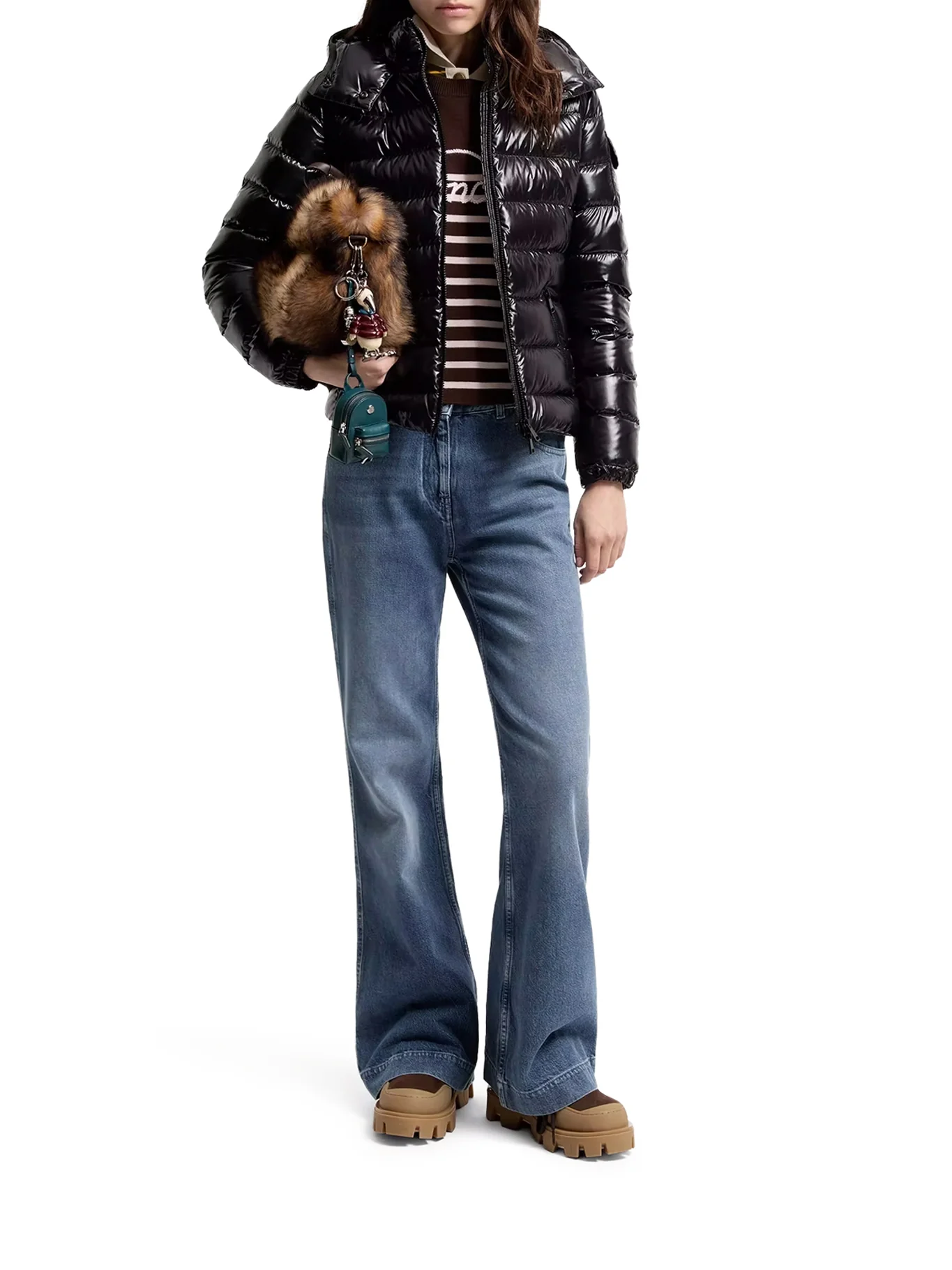 BADY SHORT HOODED DOWN JACKET - Image 2