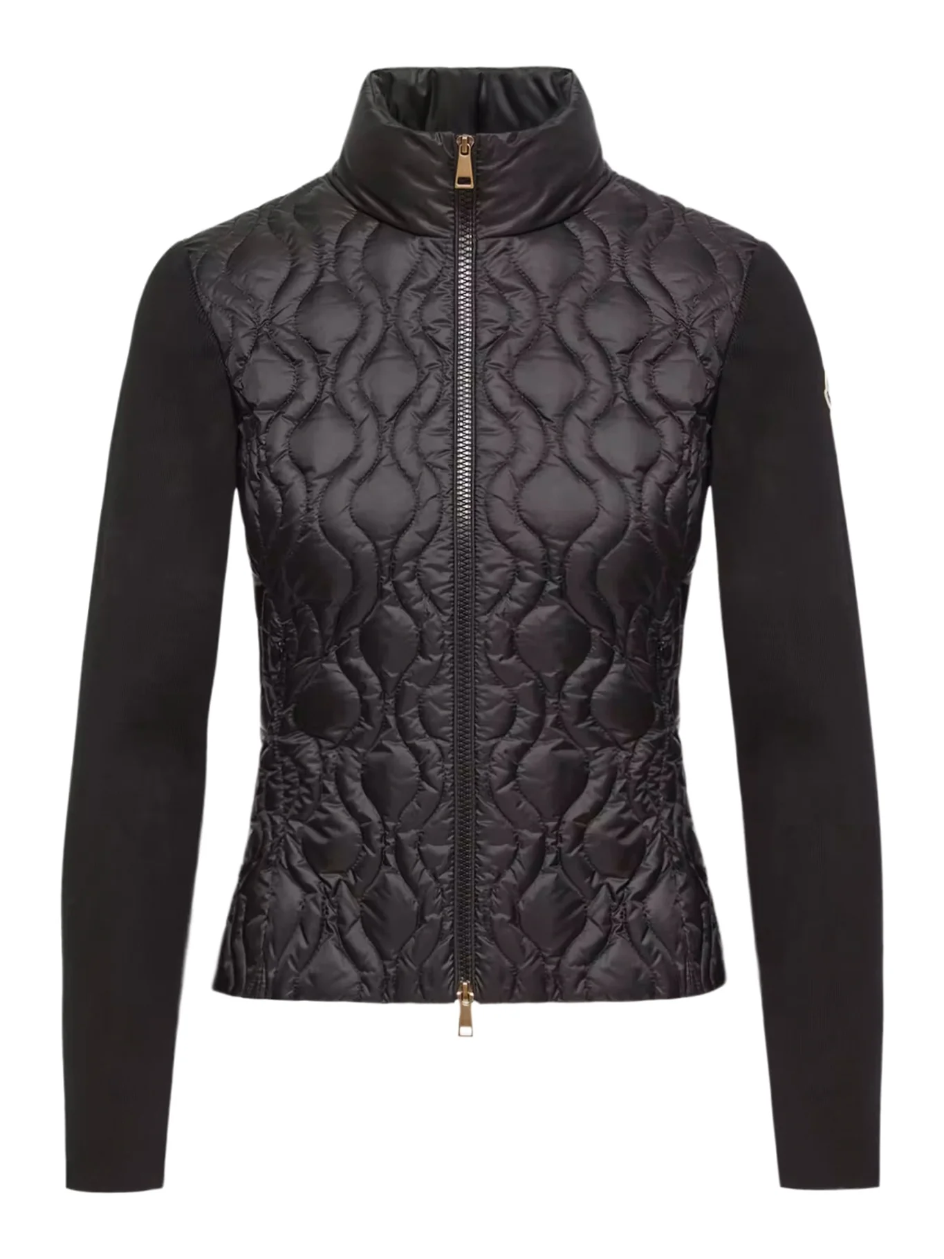 COTTON PADDED CARDIGAN WITH ZIP