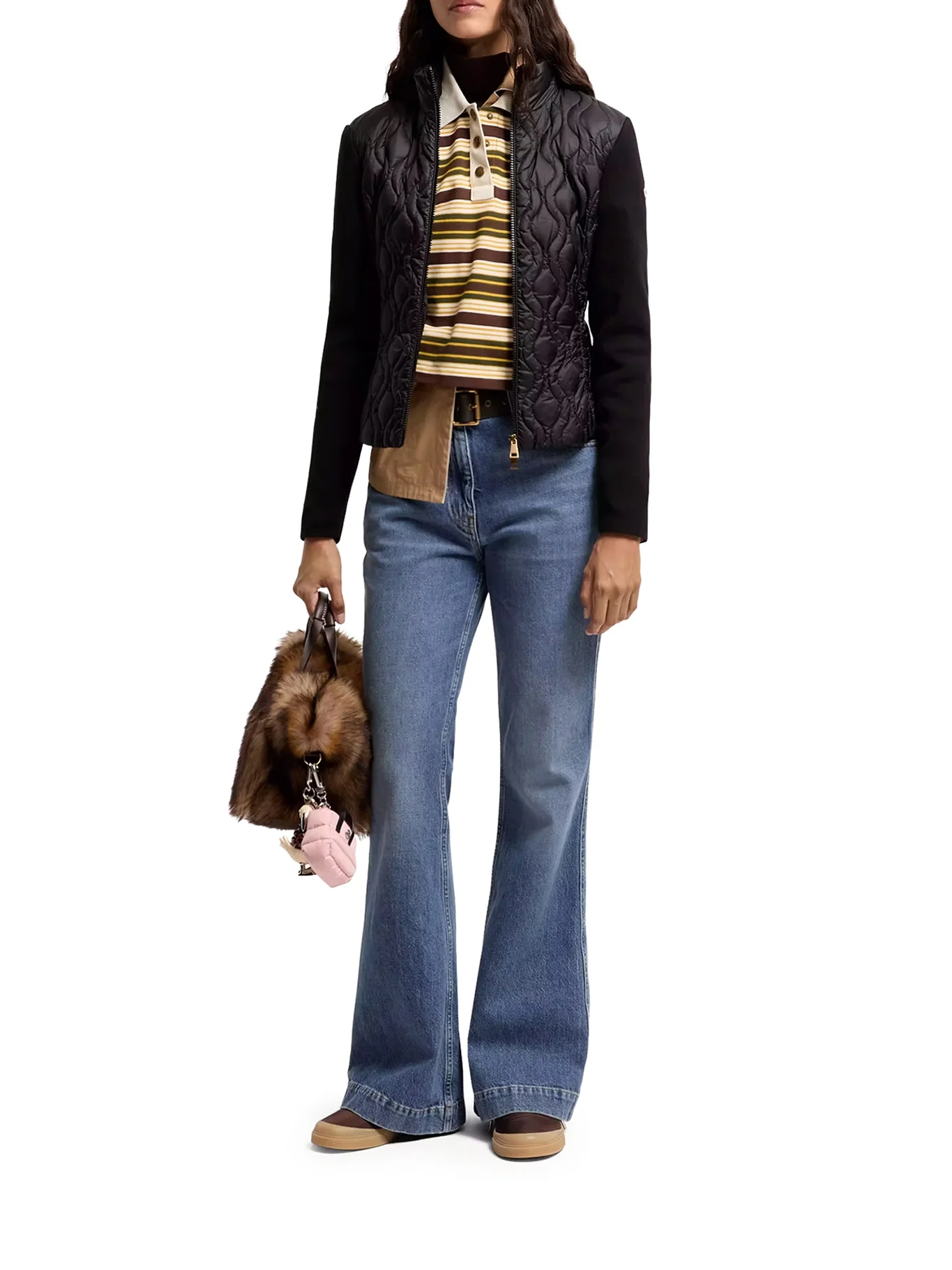 COTTON PADDED CARDIGAN WITH ZIP - Image 2