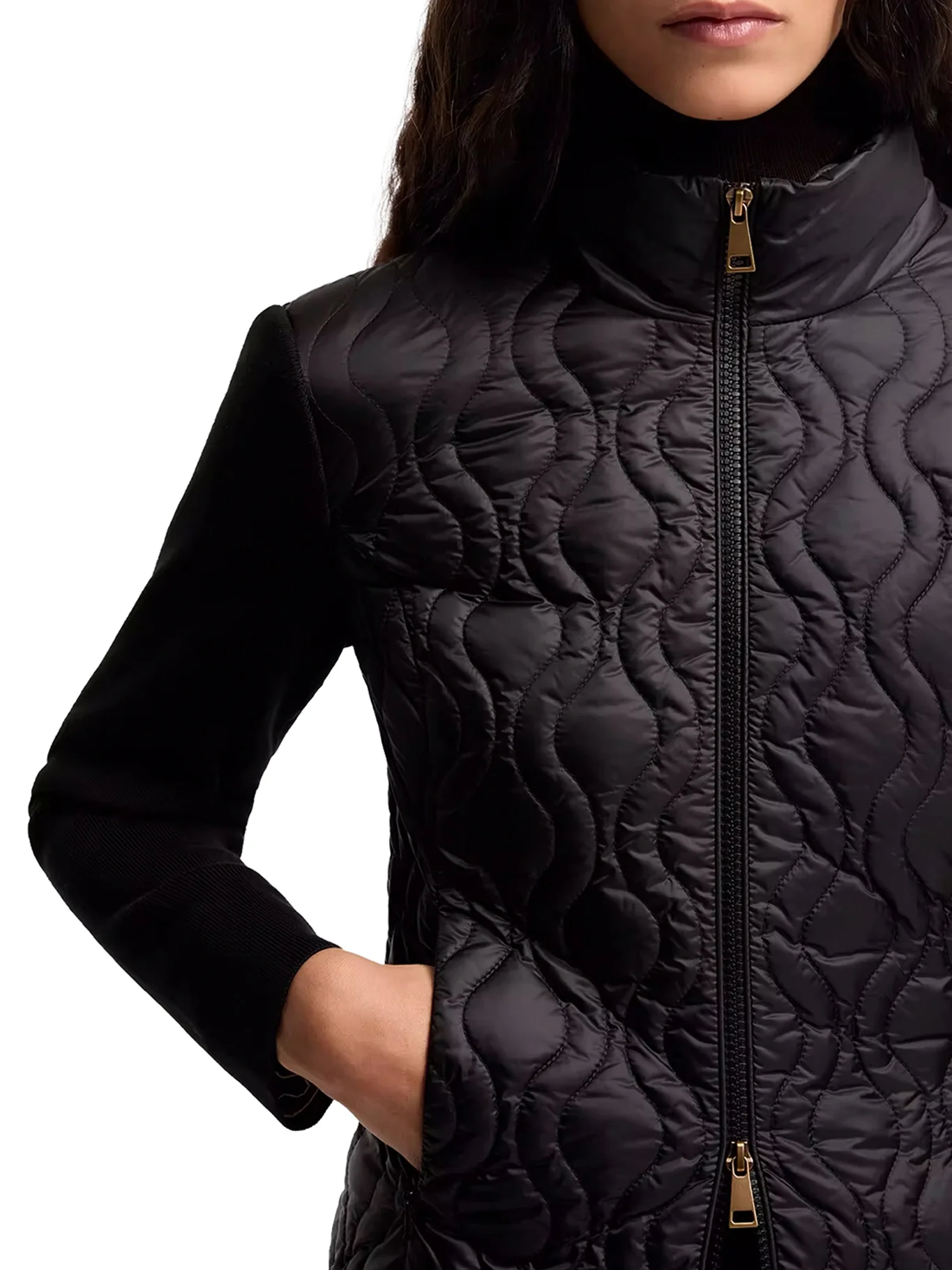 COTTON PADDED CARDIGAN WITH ZIP - Image 5