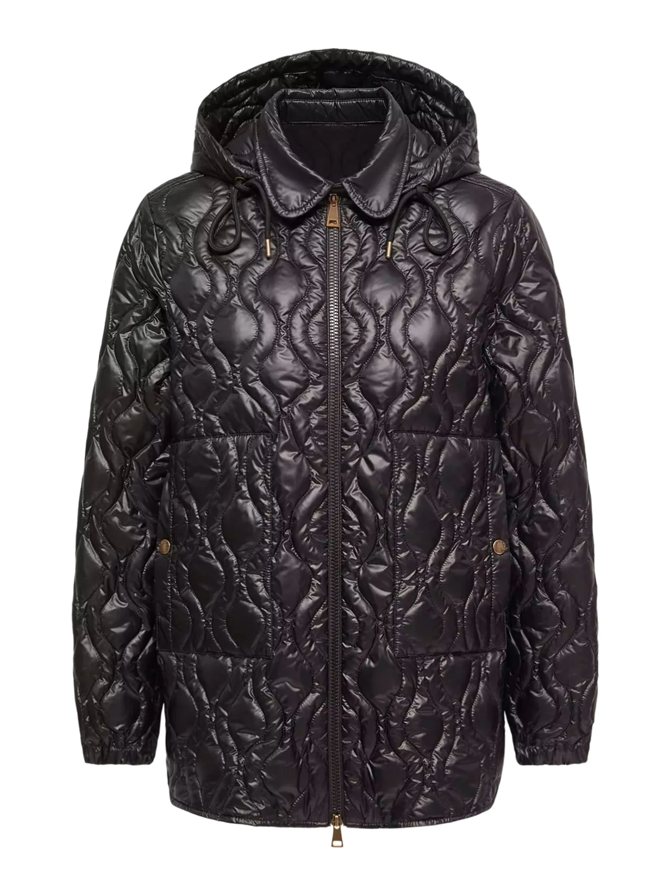 MIDI BALETTE DOWN JACKET WITH GEOMETRIC QUILTING