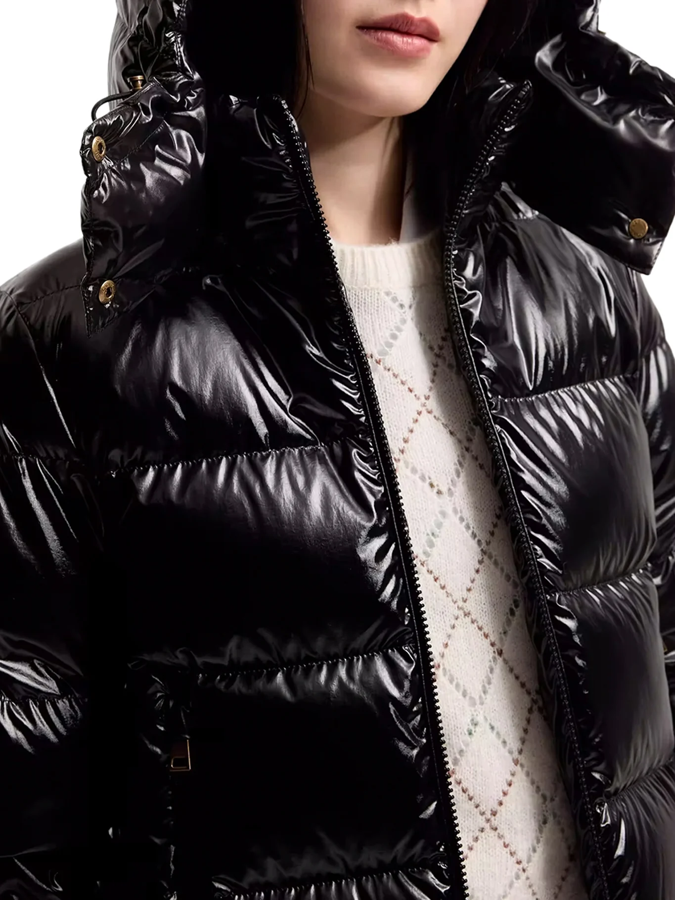 NIVEOLE SHORT NYLON DOWN JACKET - Image 5