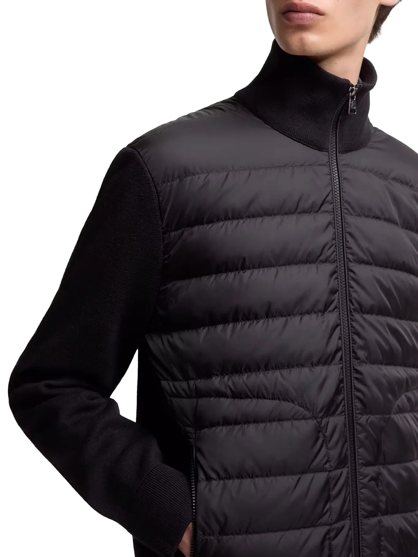 PADDED ZIP-UP CARDIGAN - Image 4