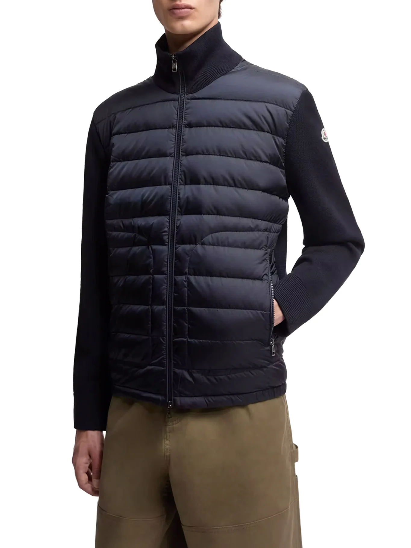 PADDED ZIP-UP CARDIGAN - Image 3