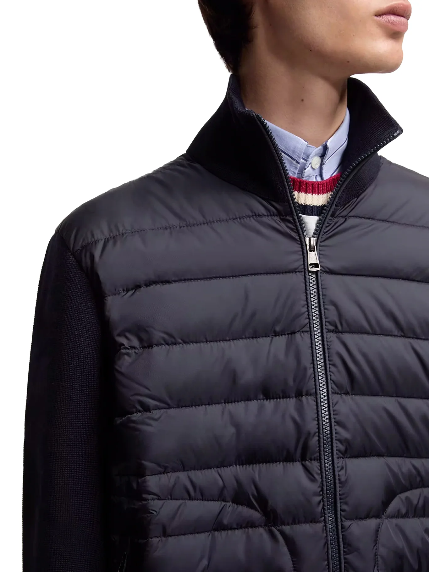 PADDED ZIP-UP CARDIGAN - Image 5
