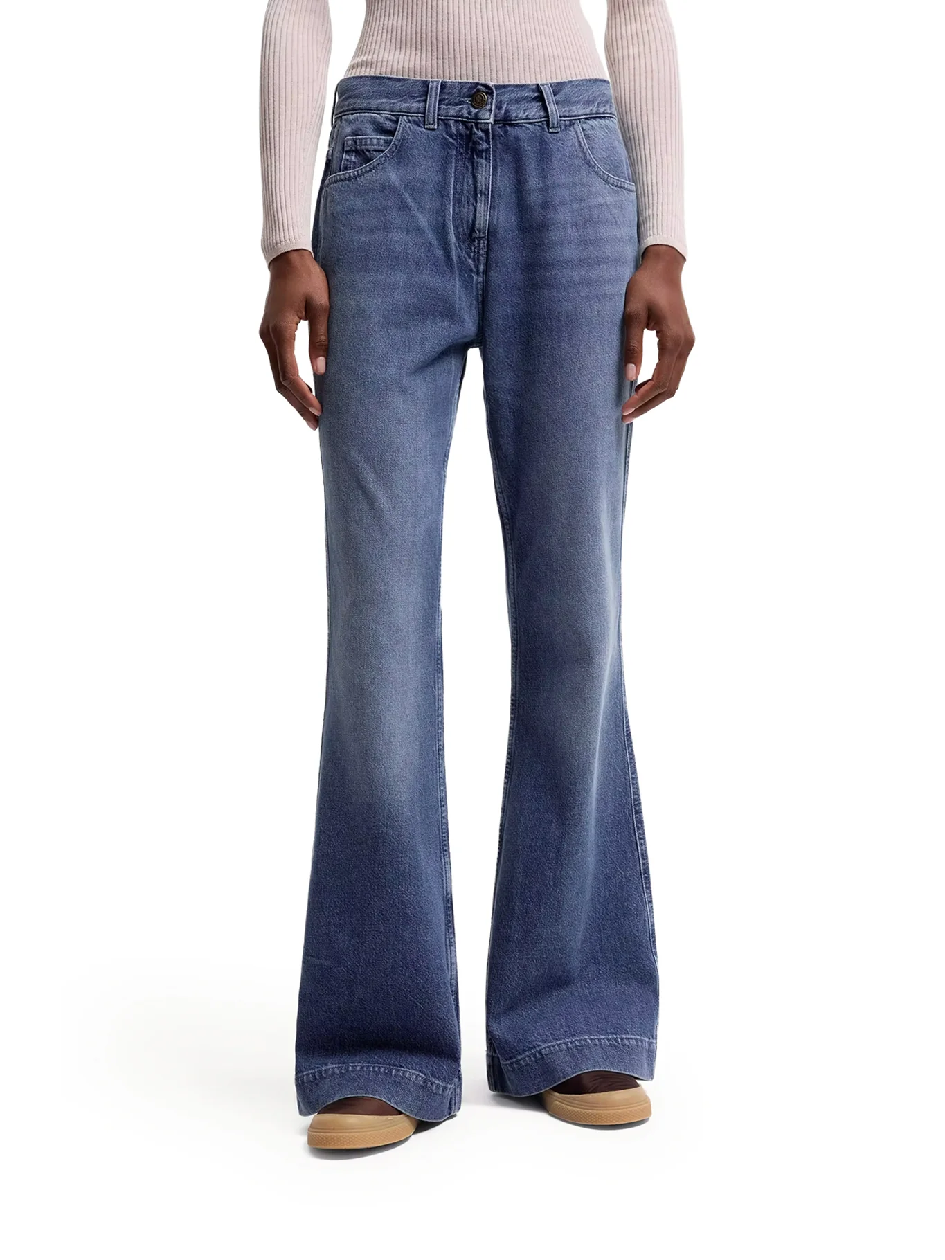 WIDE LEG DENIM JEANS - Image 3