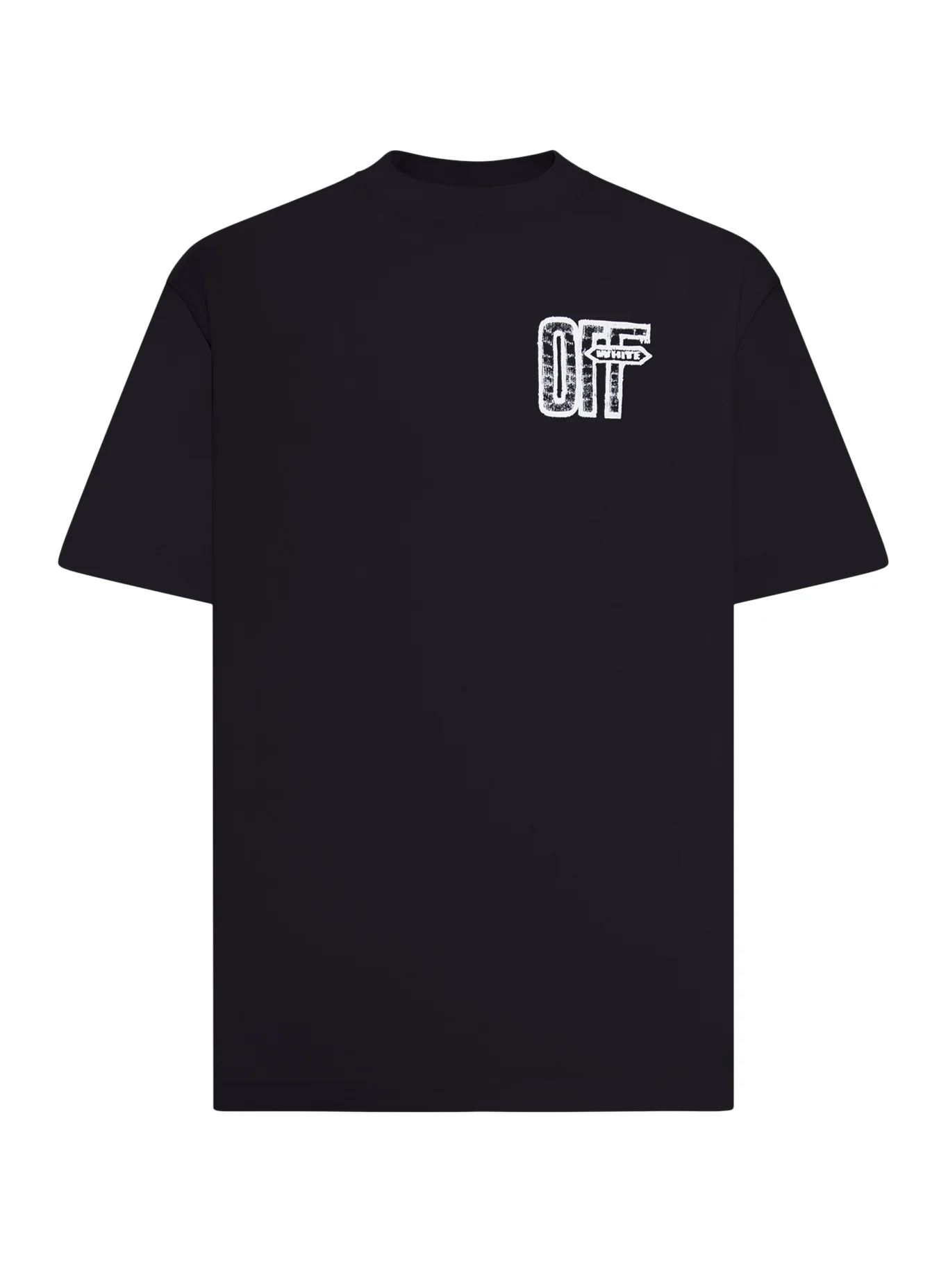 T-SHIRT WITH LOGO AND ARROW SKETCH PRINT