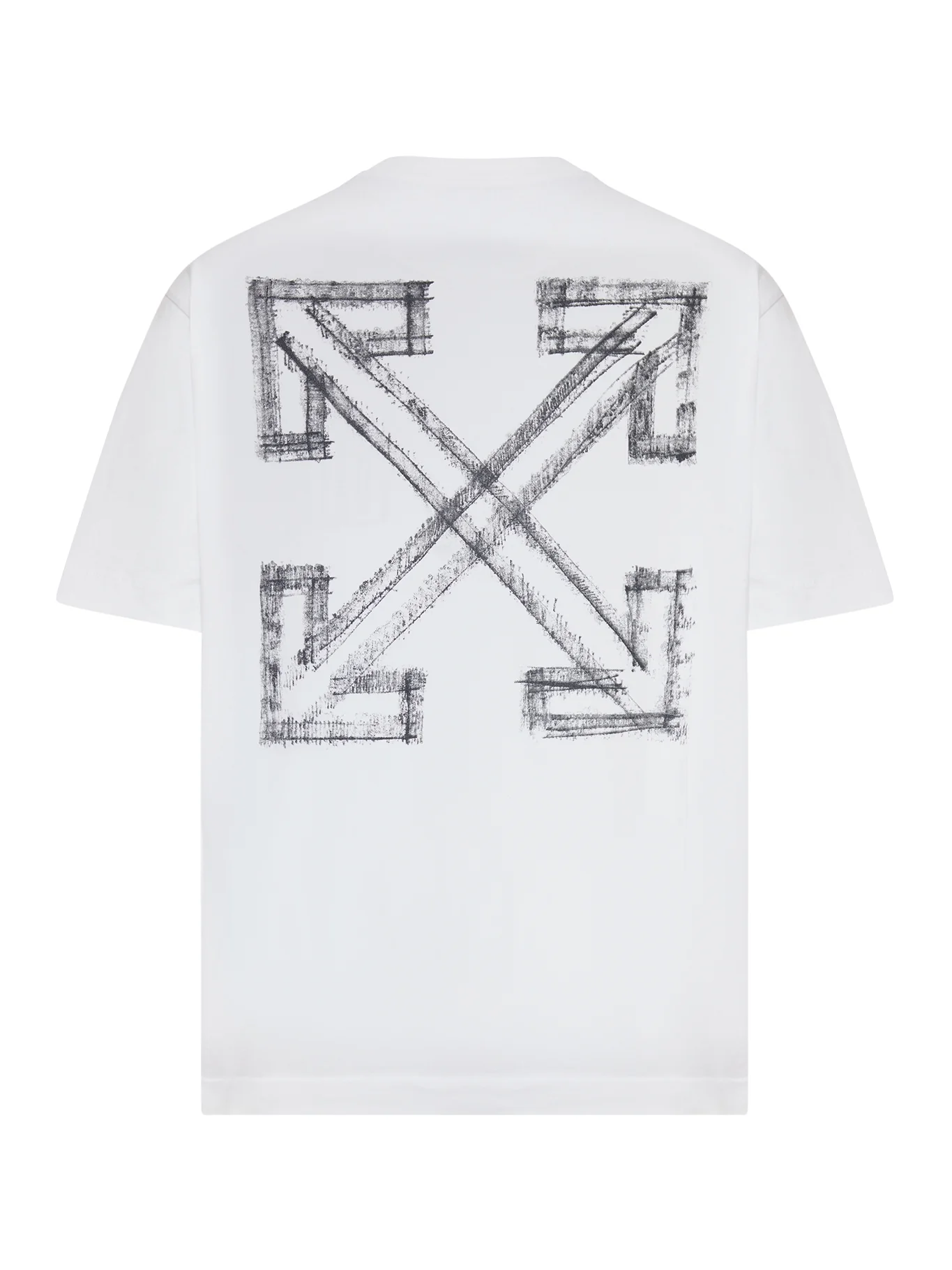 T-SHIRT WITH LOGO AND ARROW SKETCH PRINT - Image 2