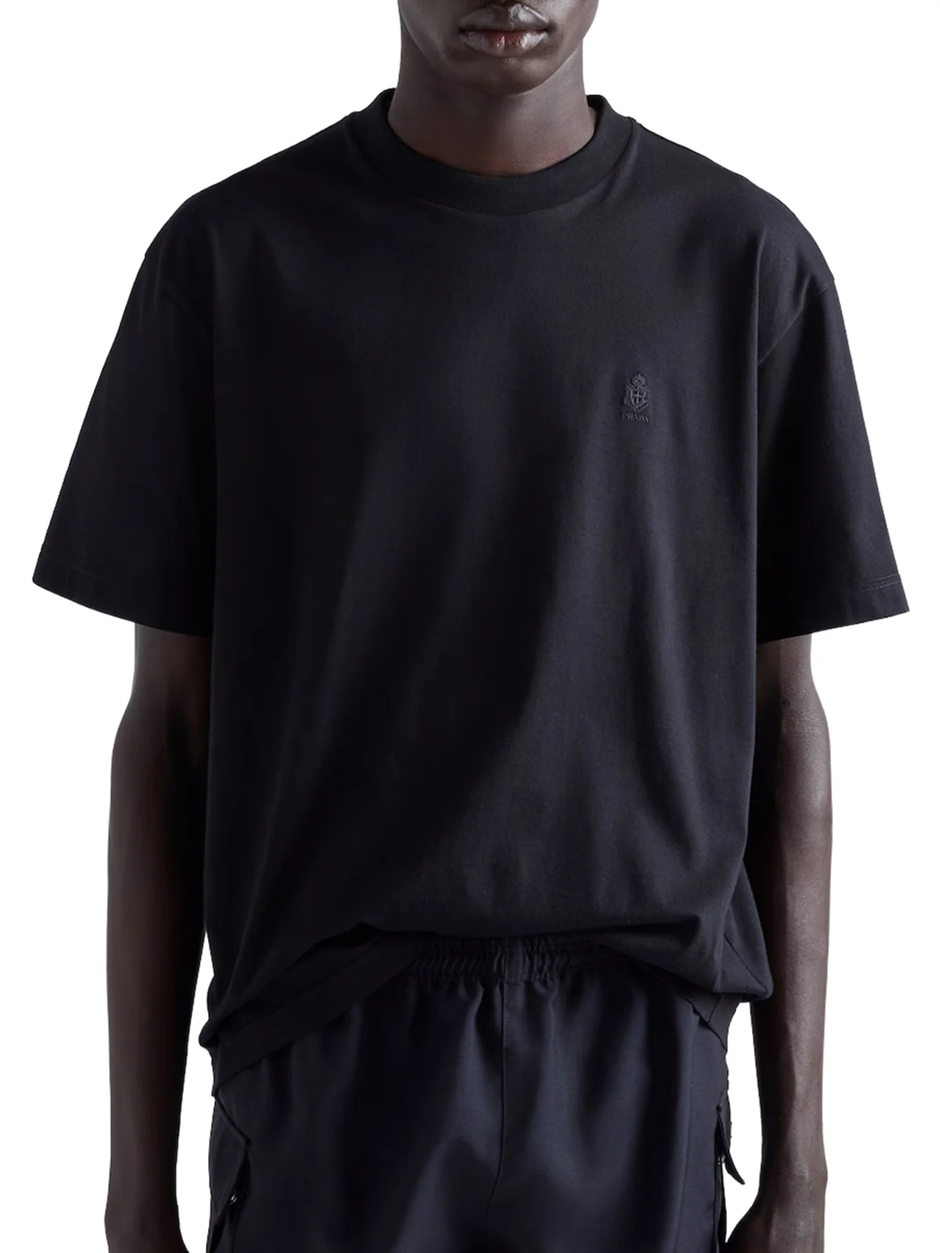 COTTON T-SHIRT WITH EMBROIDERED LOGO - Image 3