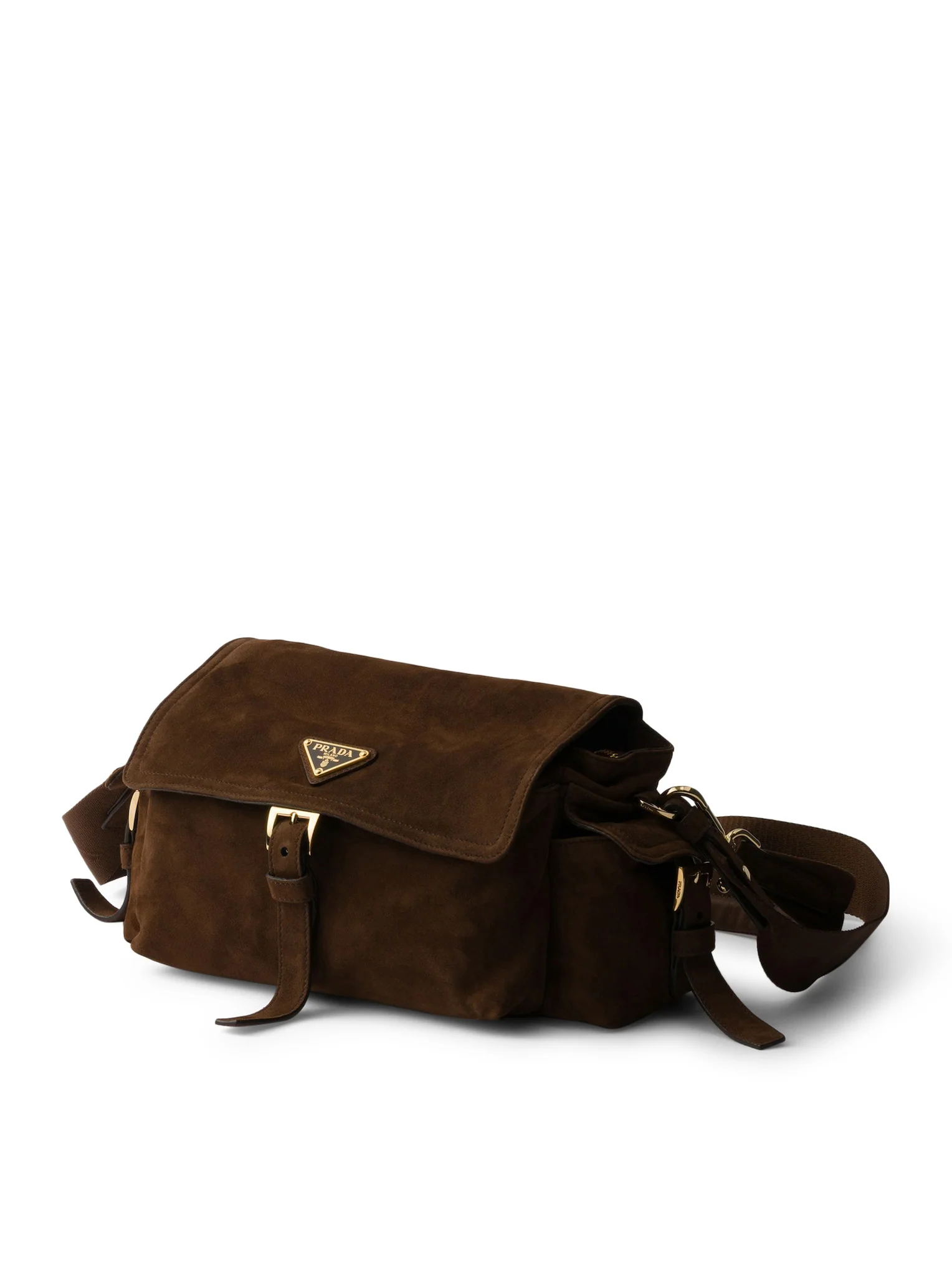 EXPLORE MEDIUM SUEDE SHOULDER BAG - Image 4