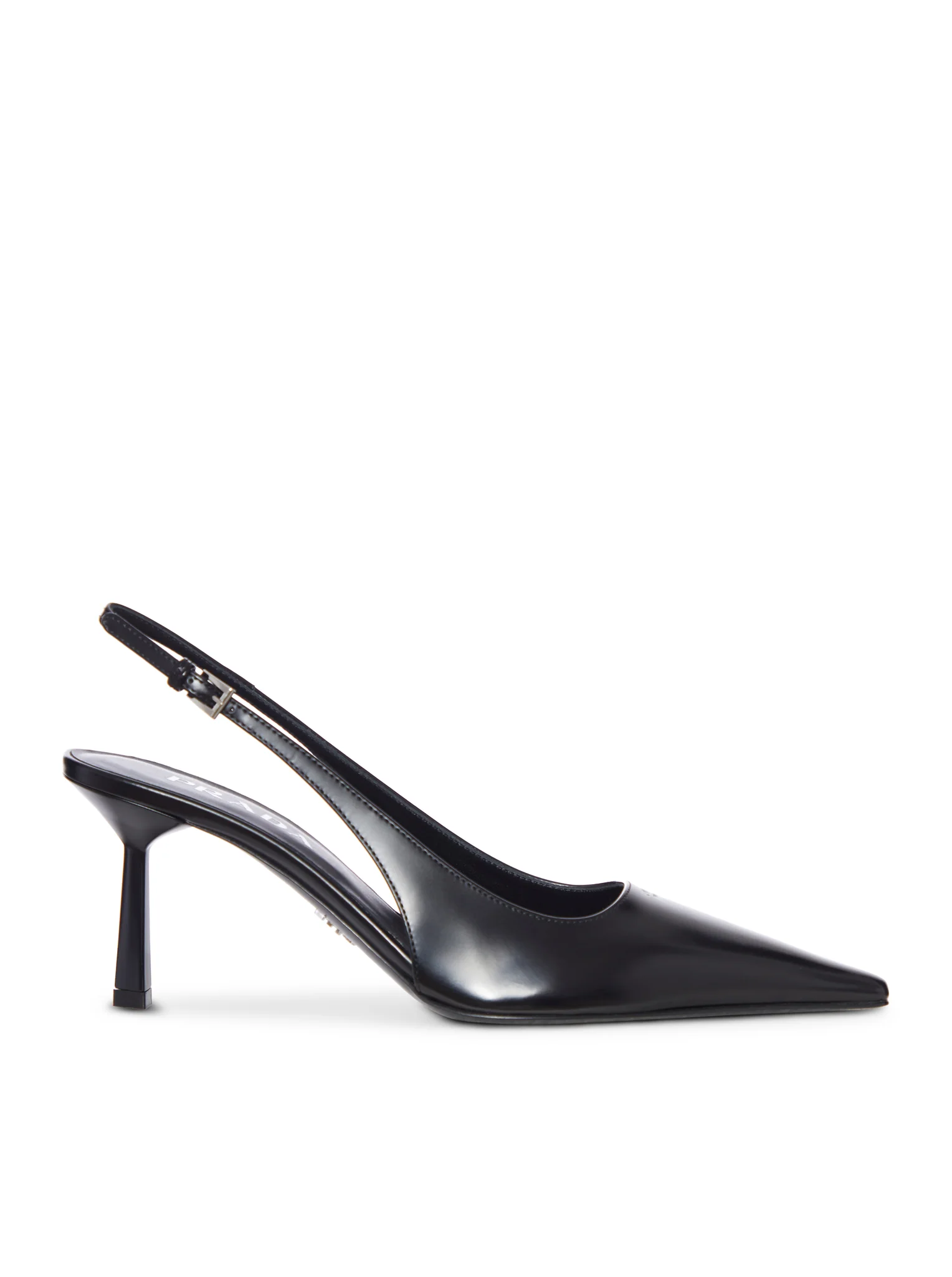 LEATHER SLINGBACK PUMP