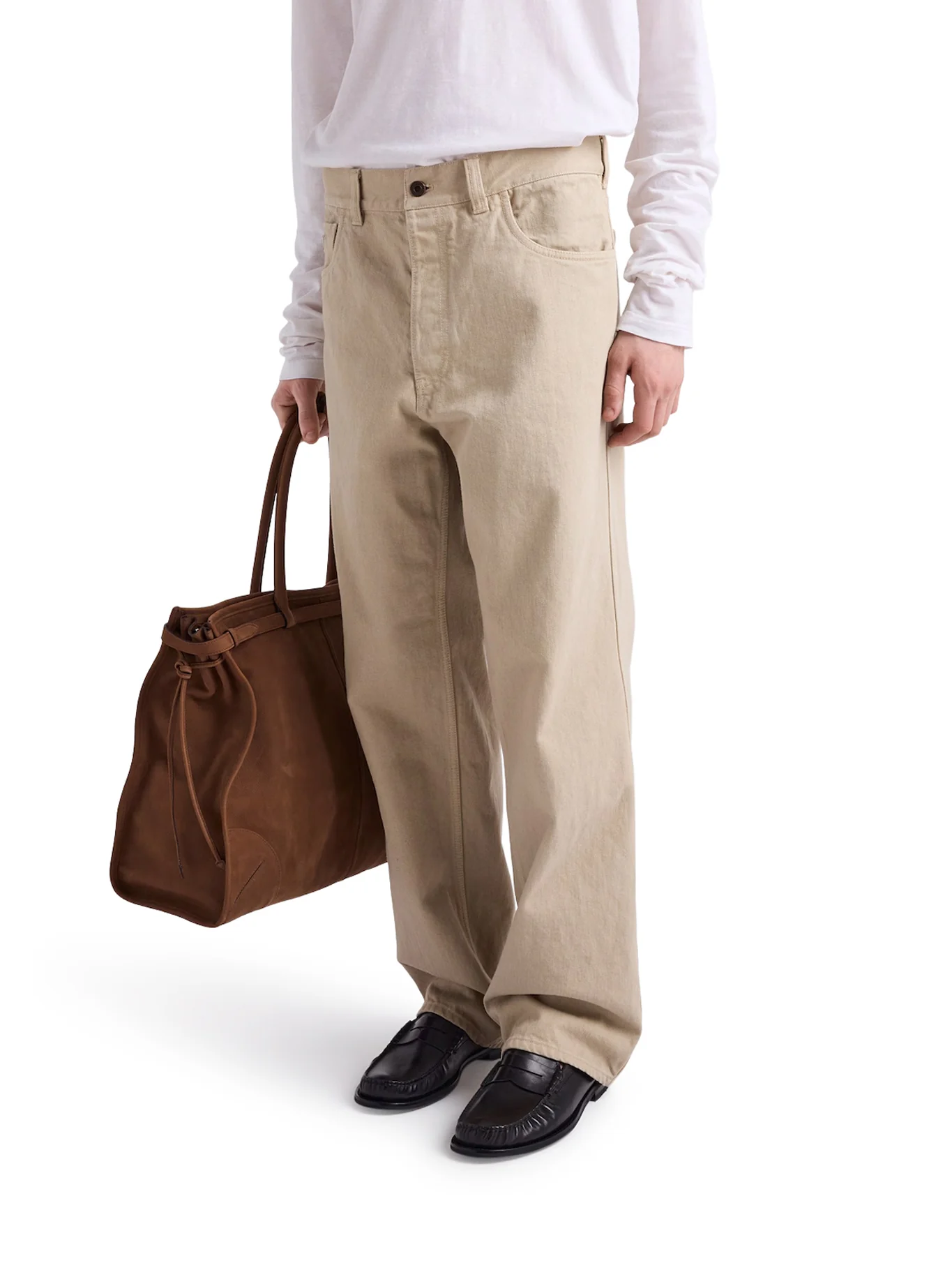 OLD DENIM FIVE-POCKET TROUSERS - Image 3