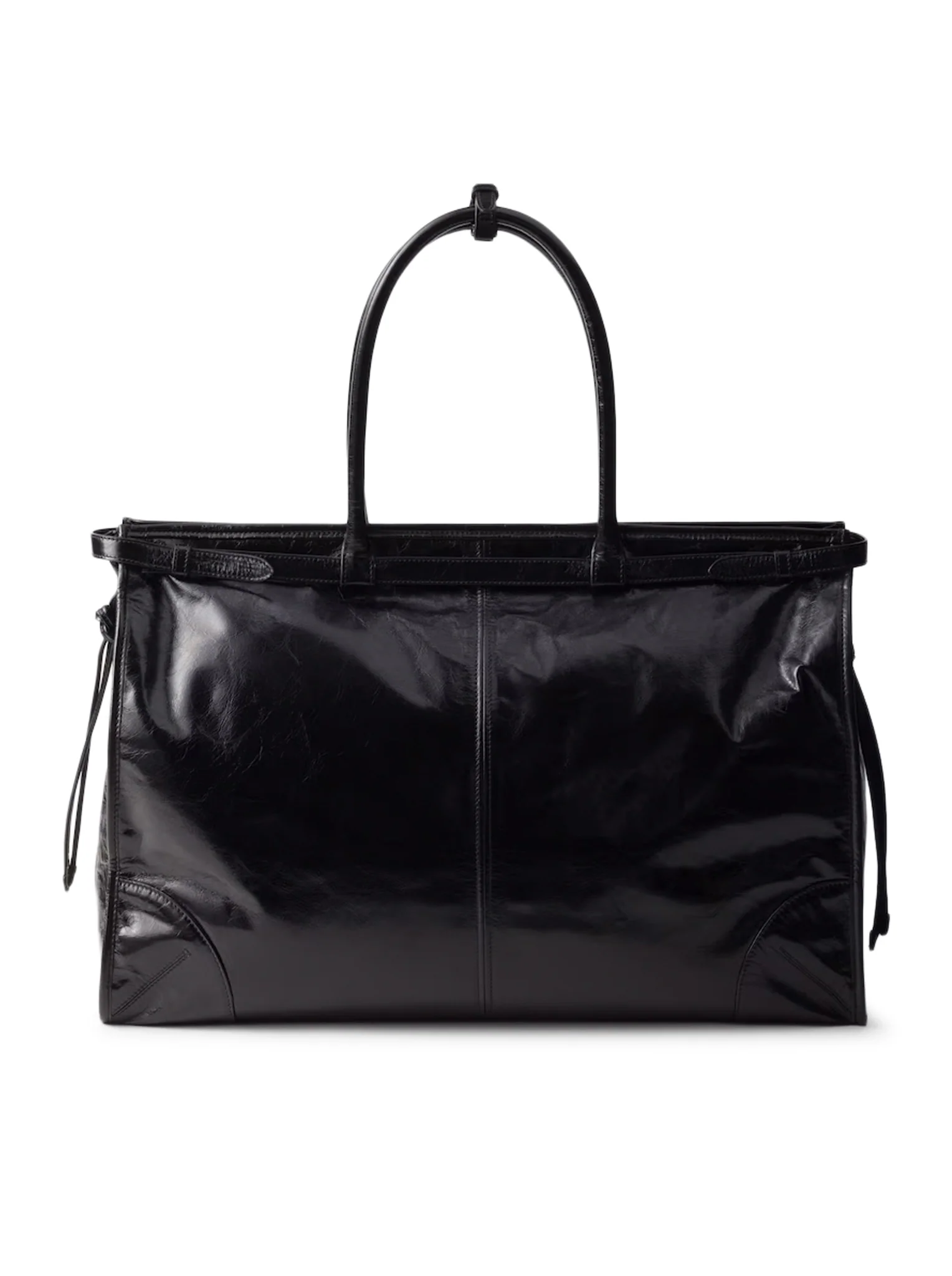 PRADA BONNIE LEATHER SHOPPING BAG - Image 6