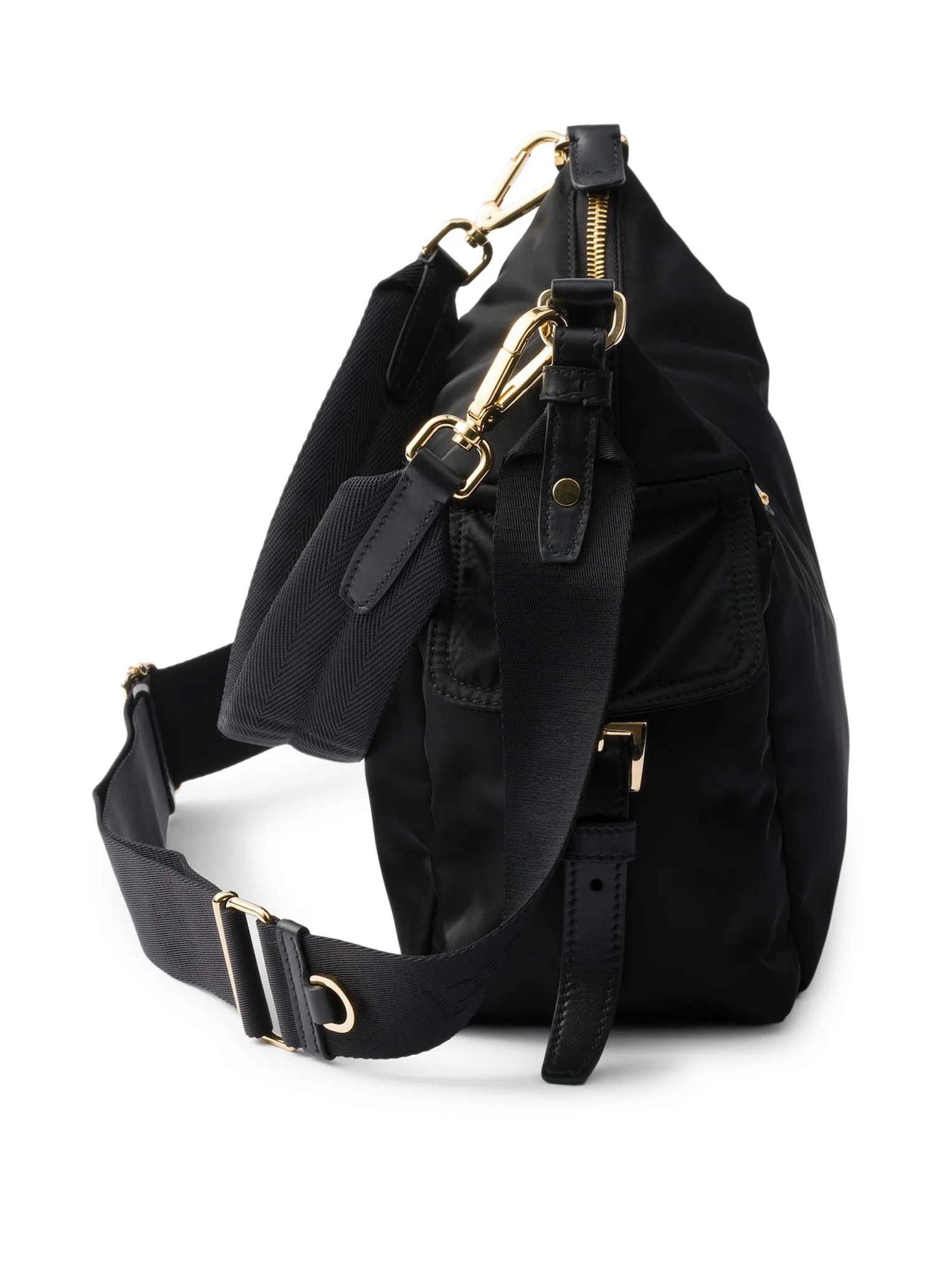 PRADA EXPLORE LARGE RE-NYLON AND LEATHER BAG - Image 6