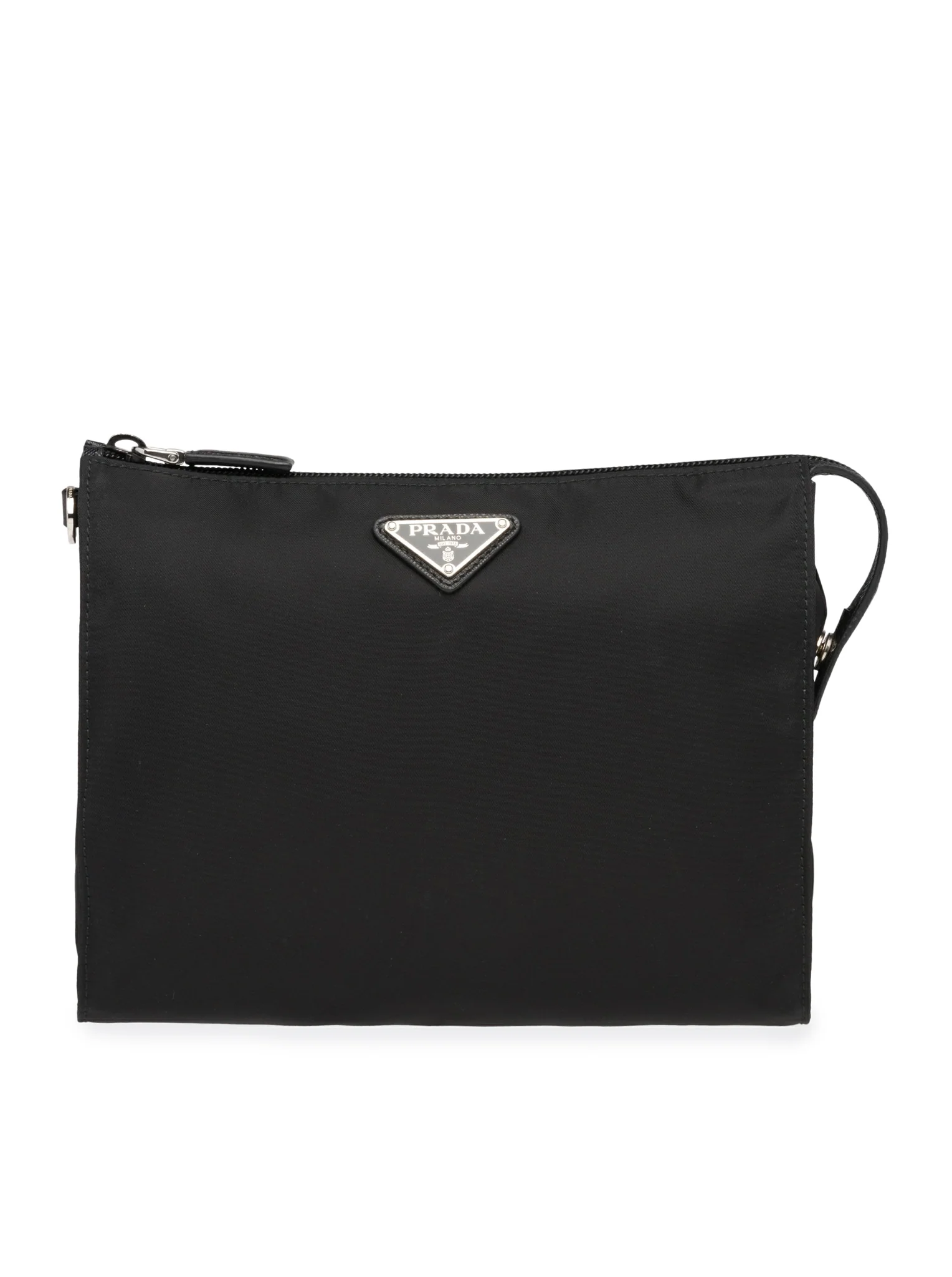 NECESSAIRE IN RE-NYLON AND SAFFIANO