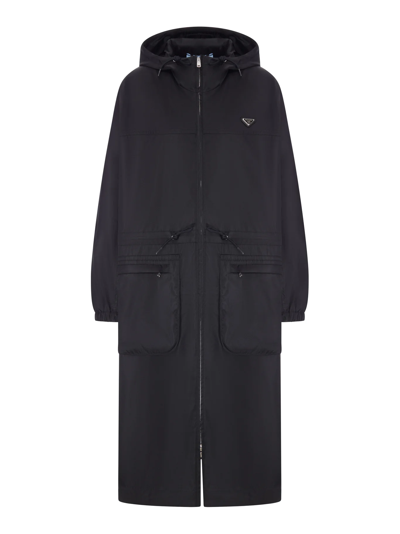 RE-NYLON TRENCH COAT WITH HOOD