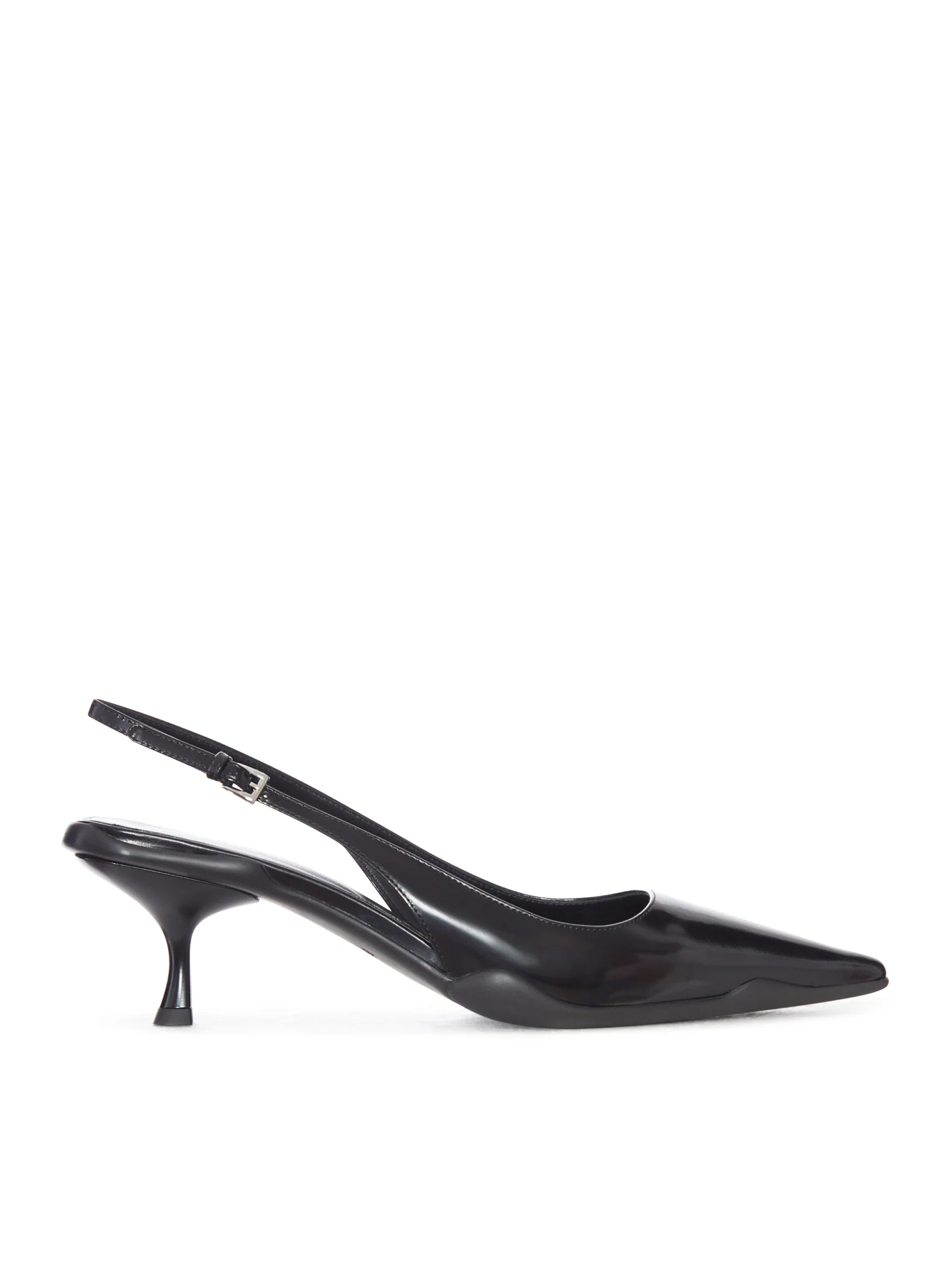 SLINGBACK PUMP IN SMOOTH LEATHER