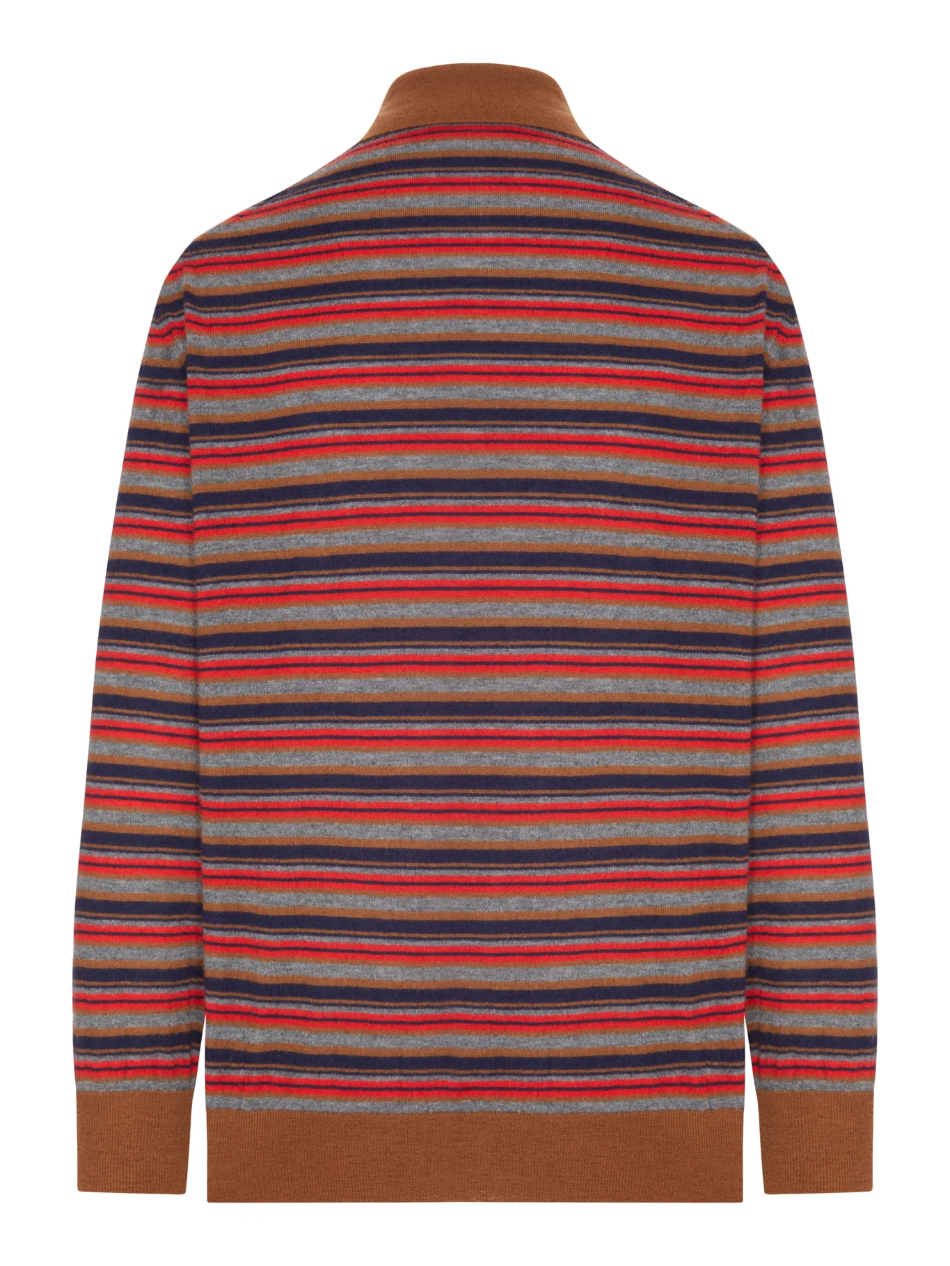STRIPED CASHMERE POLO SHIRT - Image 2