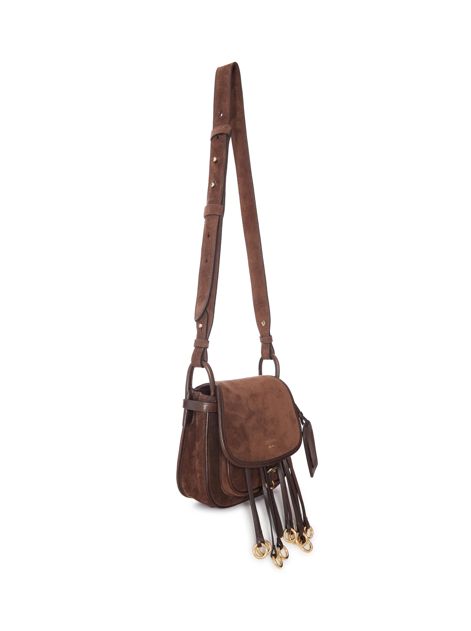 PRADA CORSAIRE MINI SUEDE SHOULDER BAG - Image 2