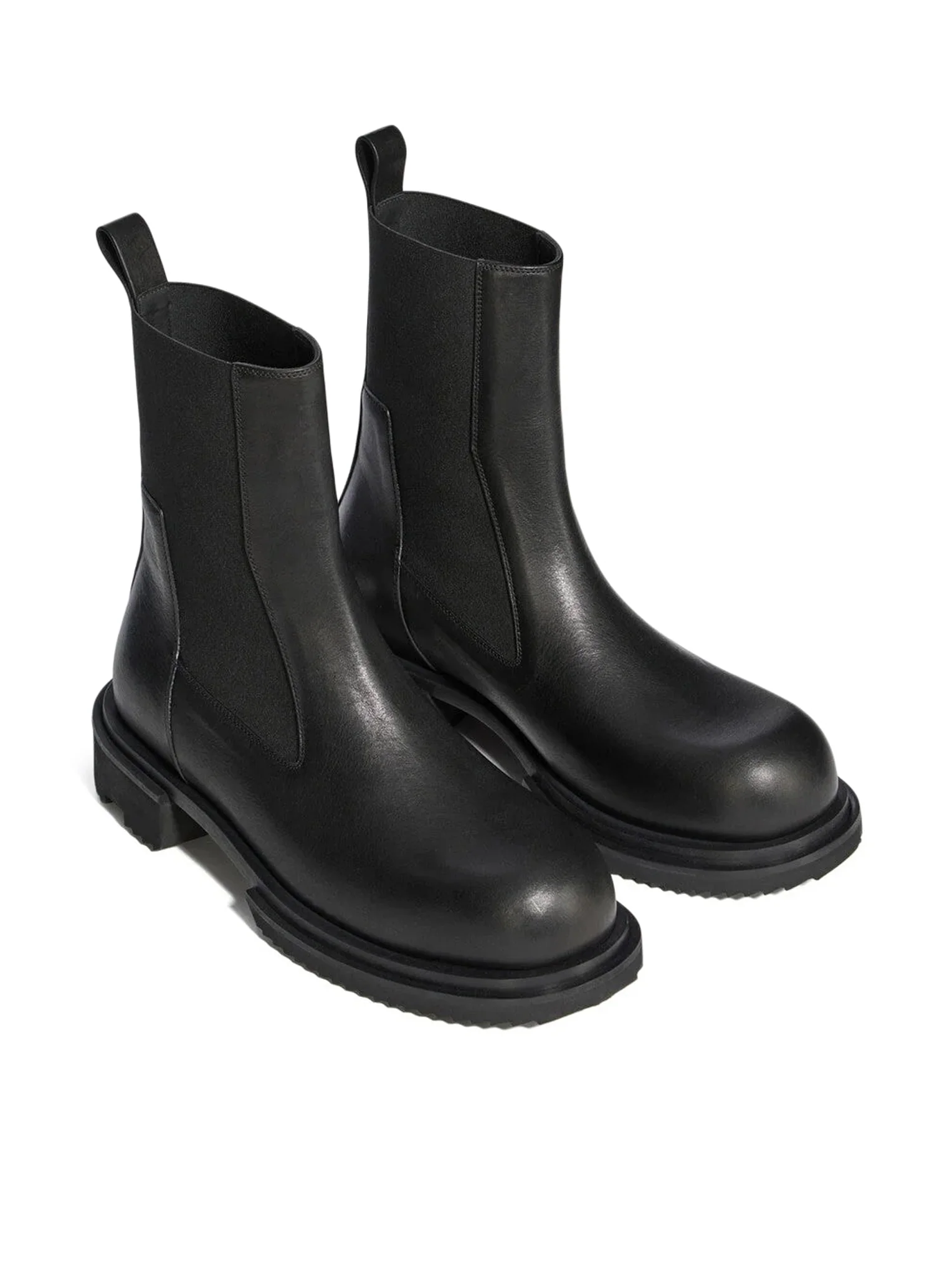 BOGUN BLACK LEATHER BOOTS - Image 2