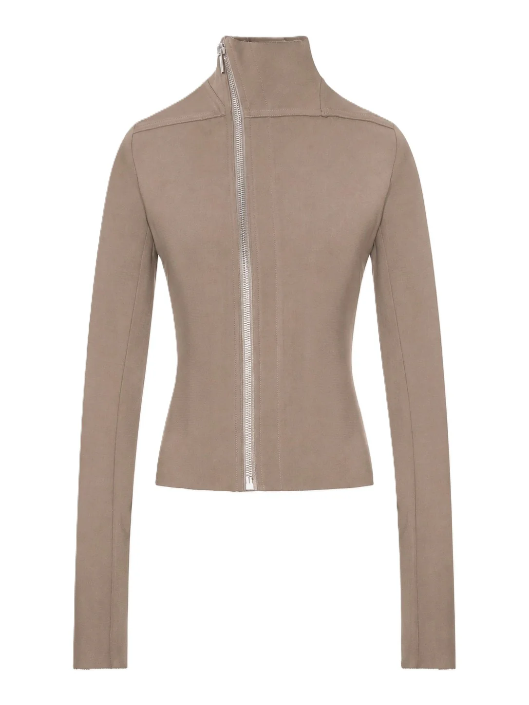 GARY FITTED JACKET WITH ASYMMETRIC ZIP