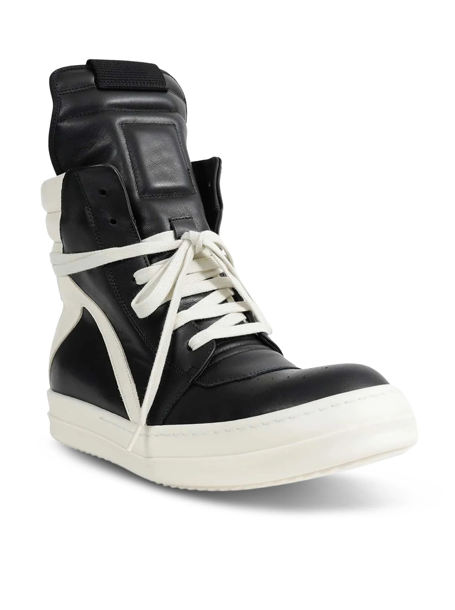 GEOBASKET HIGH-TOP LEATHER SNEAKERS - Image 2