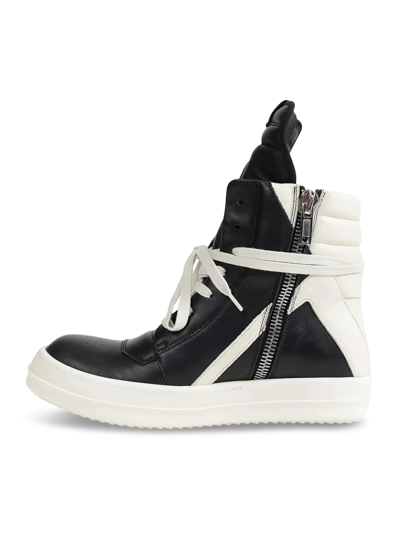 GEOBASKET HIGH-TOP LEATHER SNEAKERS - Image 4