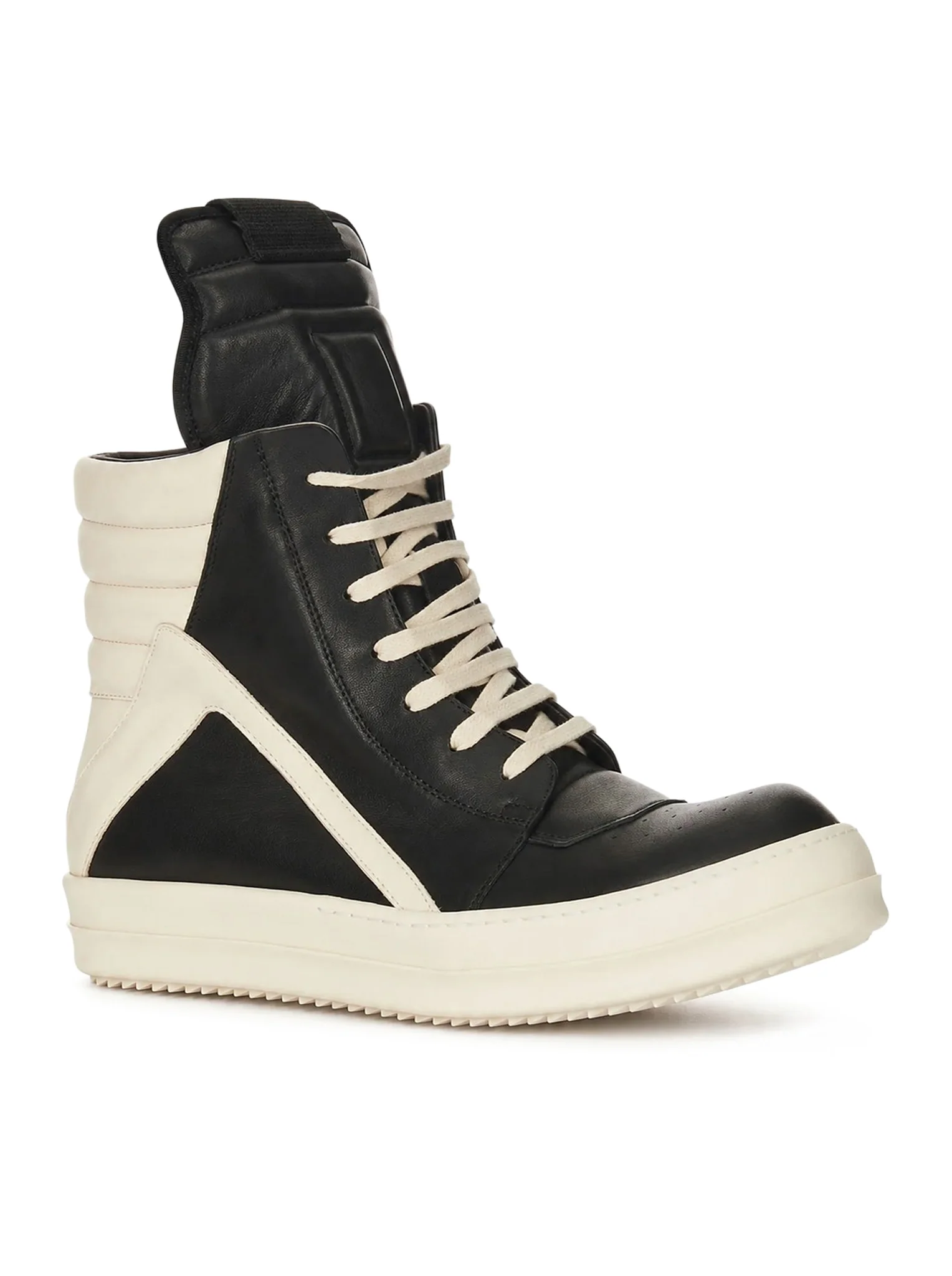GEOBASKET HIGH-TOP LEATHER SNEAKERS - Image 2