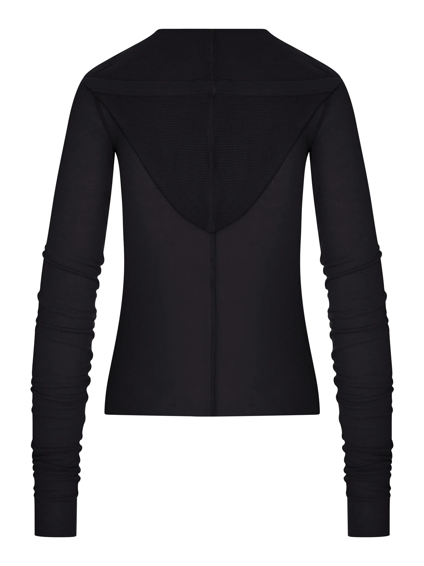 RIBBED KNIT HOODIE - Image 2