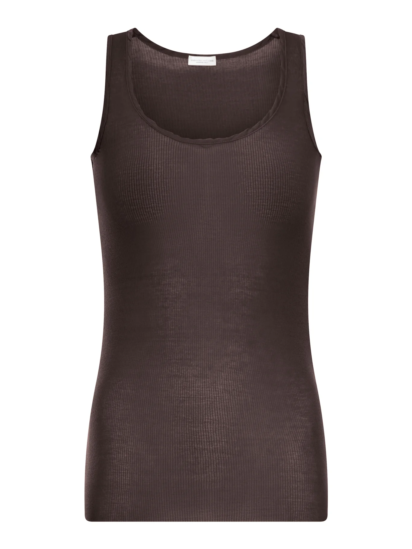SLEEVELESS RIBBED KNIT TOP