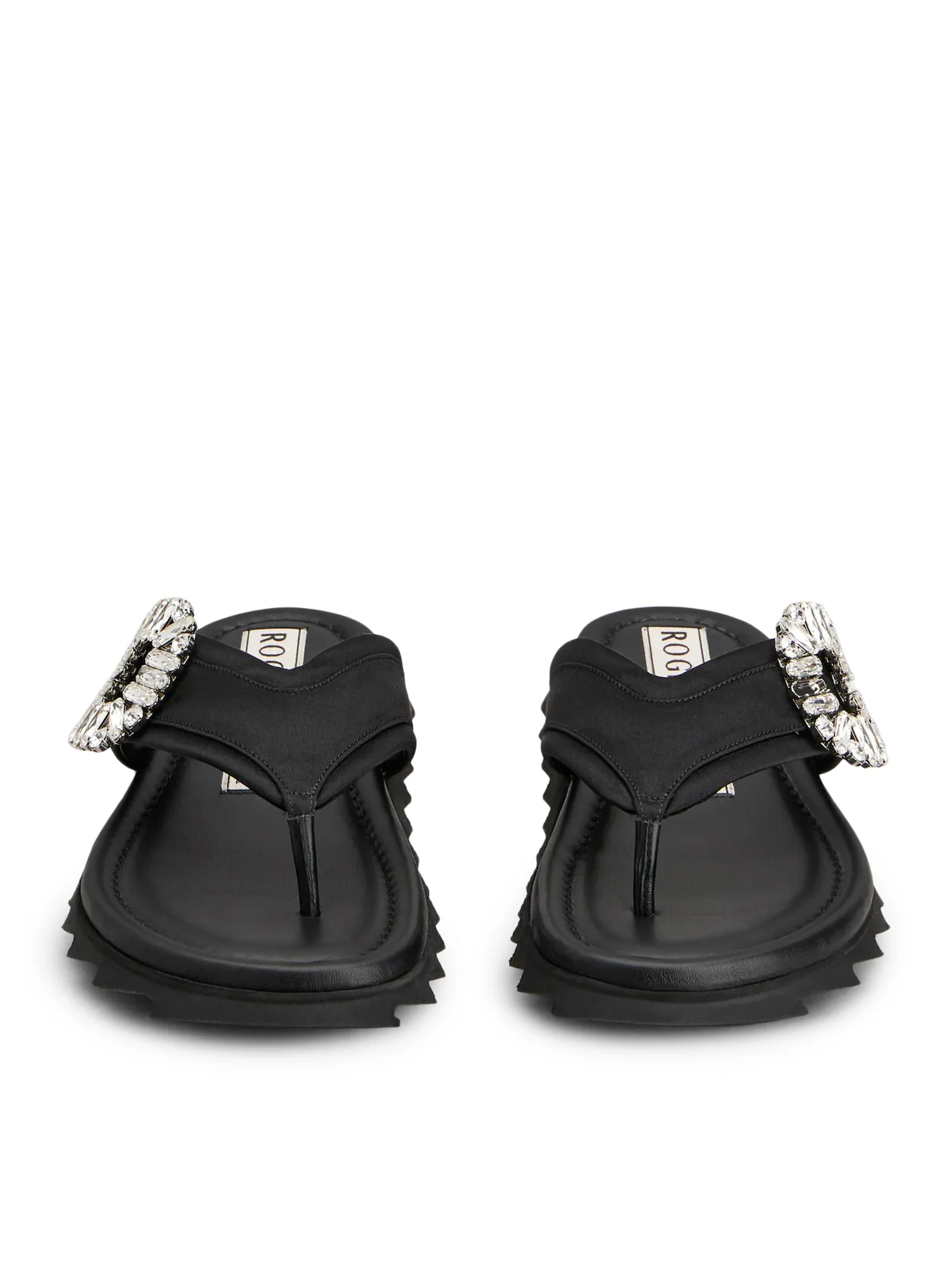 SLIDING FLIP FLAT IN SATIN - Image 3