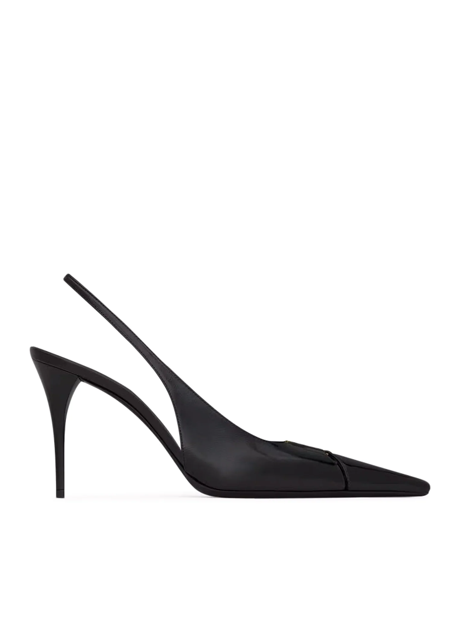 BABYLONE BRETEUIL OPEN BACK PUMP IN SMOOTH LEATHER
