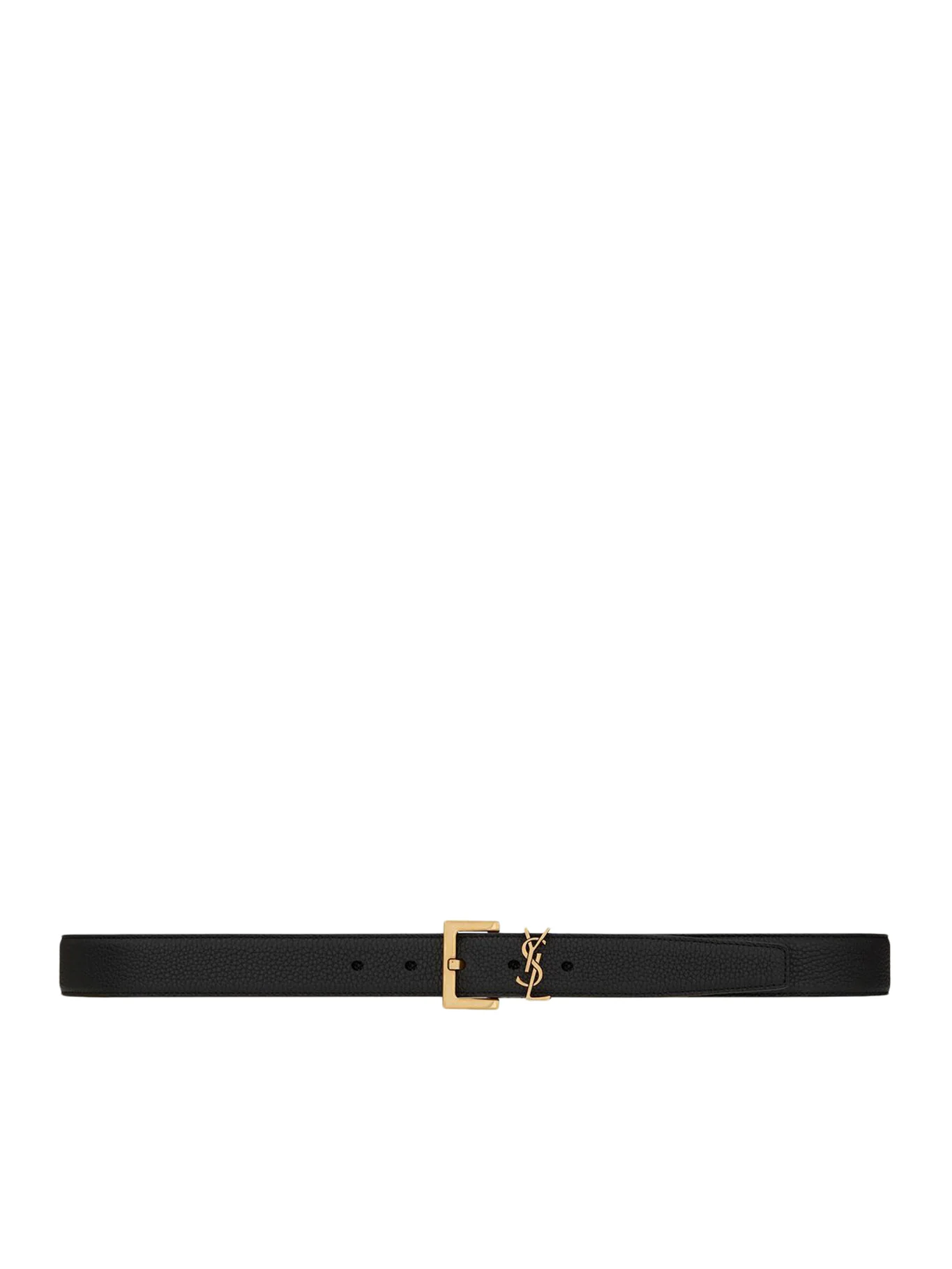CASSANDRE HAMMERED LEATHER BELT