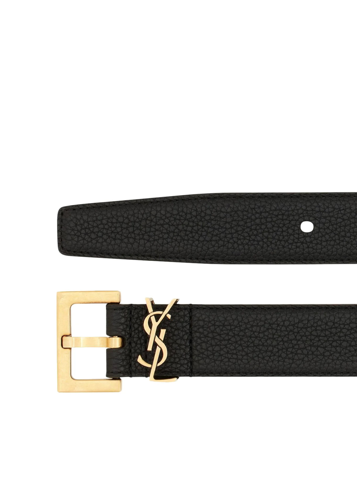 CASSANDRE HAMMERED LEATHER BELT - Image 2