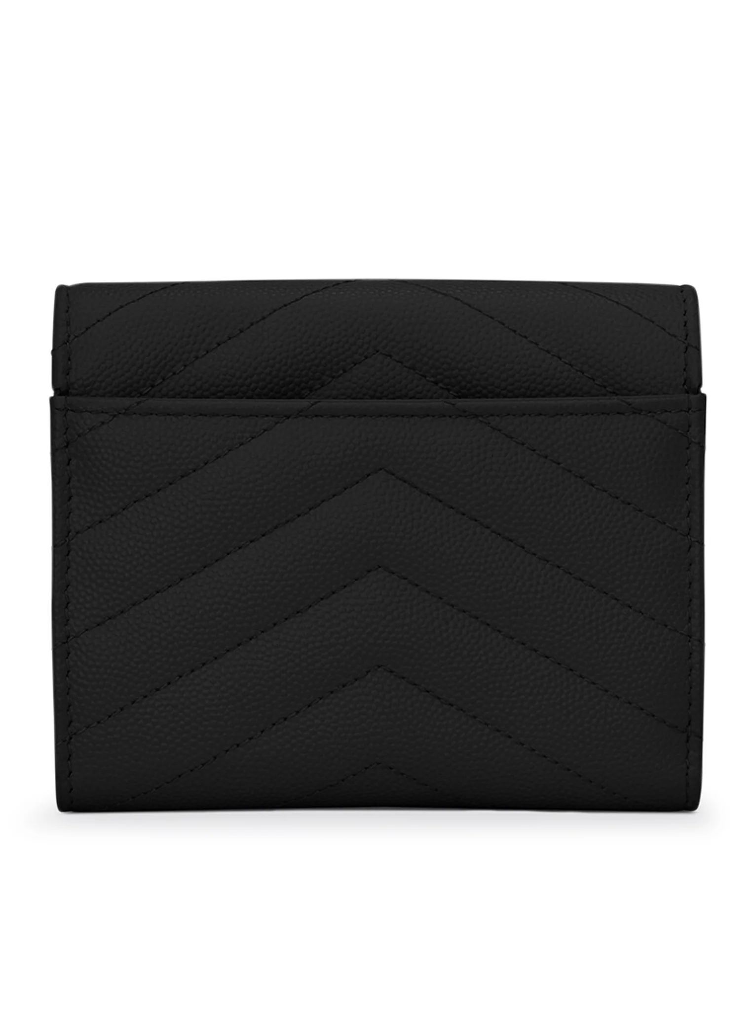 CASSANDRE MATELASSÉ COMPACT TRI-FOLD WALLET IN GRAIN DE POUDRE EMBOSSED LEATHER - Image 2