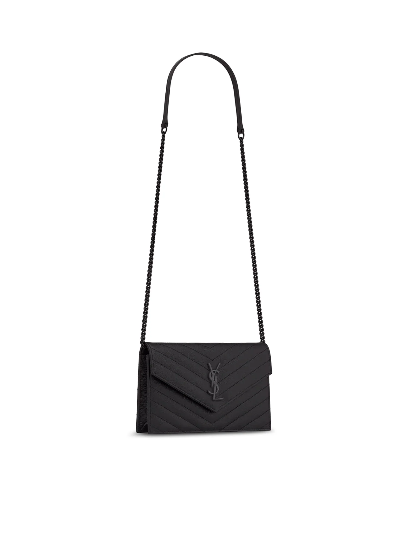 CLASSIC CASSANDRE CHAIN ??ENVELOPE CLUTCH IN GRAIN DE POUDRE LEATHER - Image 2