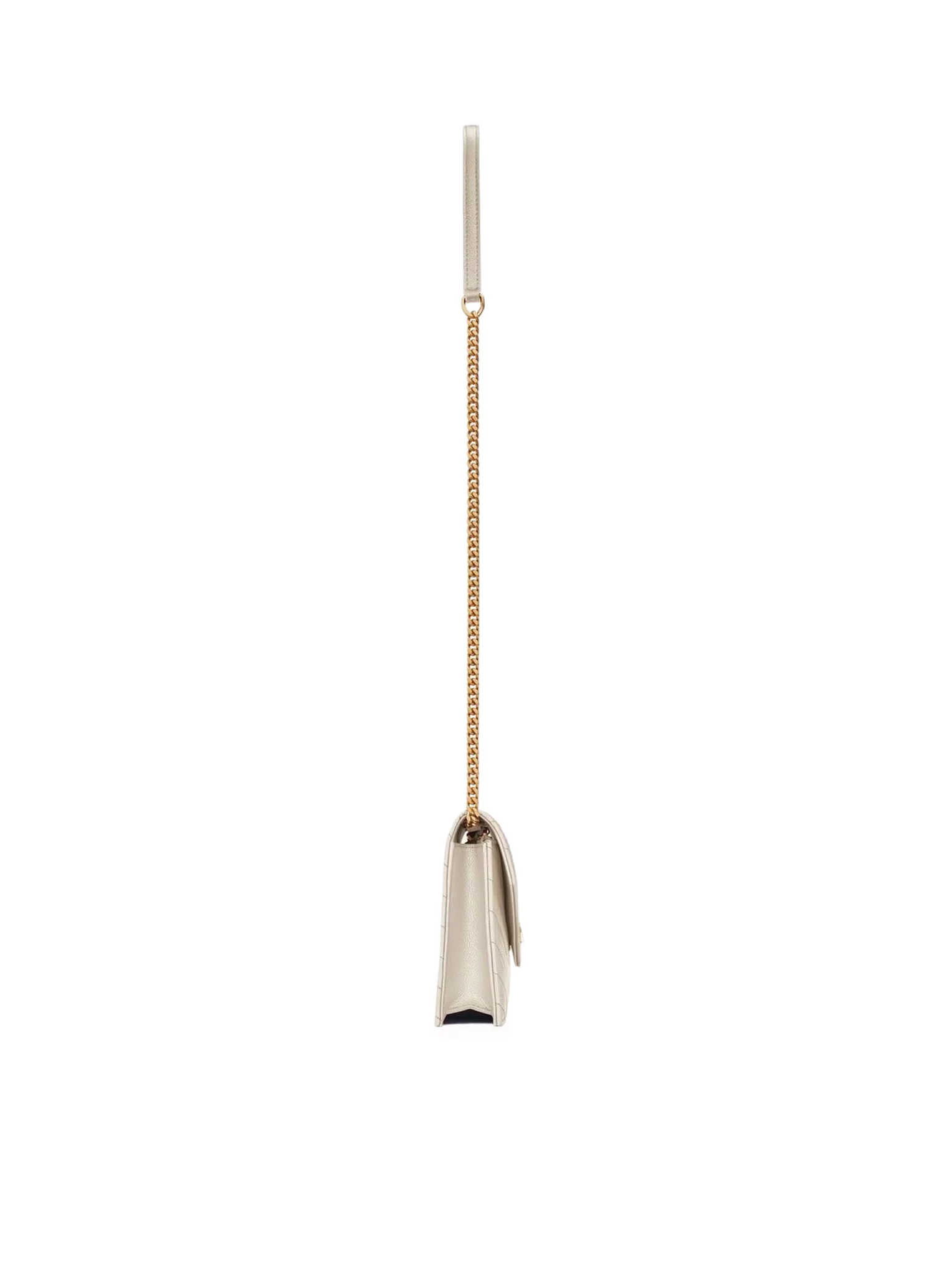 CLASSIC CASSANDRE CHAIN ENVELOPE CLUTCH IN GRAIN DE POUDRE LEATHER - Image 3
