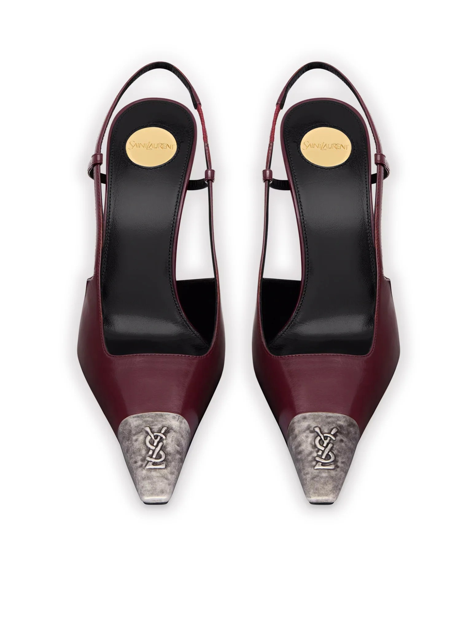 JEANNE SMOOTH LEATHER SLINGBACK PUMPS - Image 3