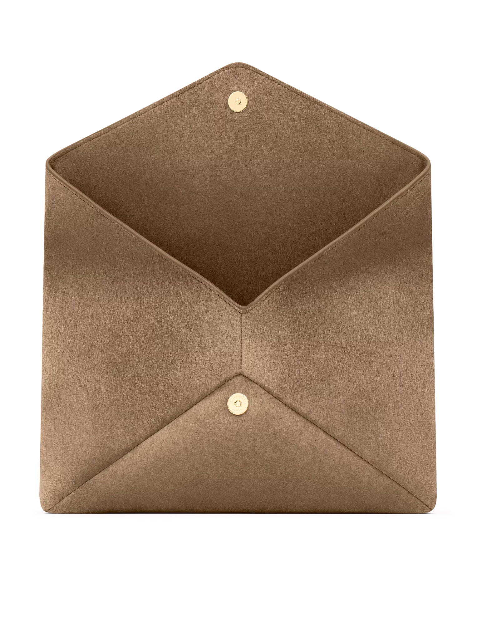 LARGE CASSANDRE ENVELOPE CLUTCH IN SUEDE - Image 5