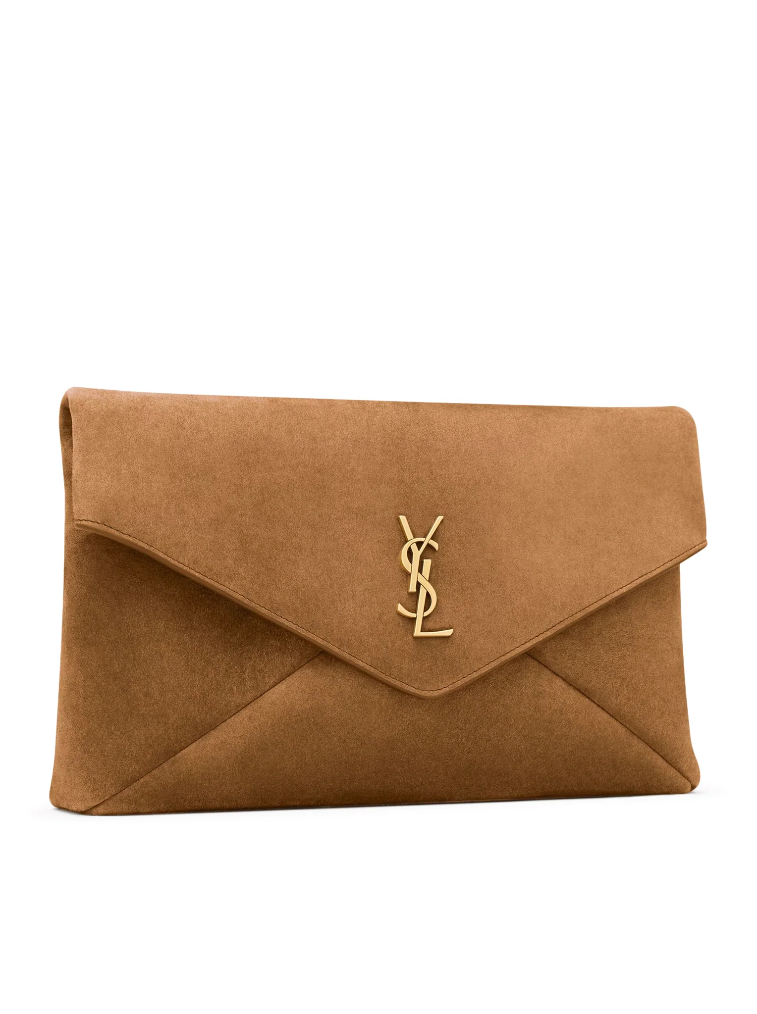 LARGE CASSANDRE ENVELOPE CLUTCH IN SUEDE - Image 3