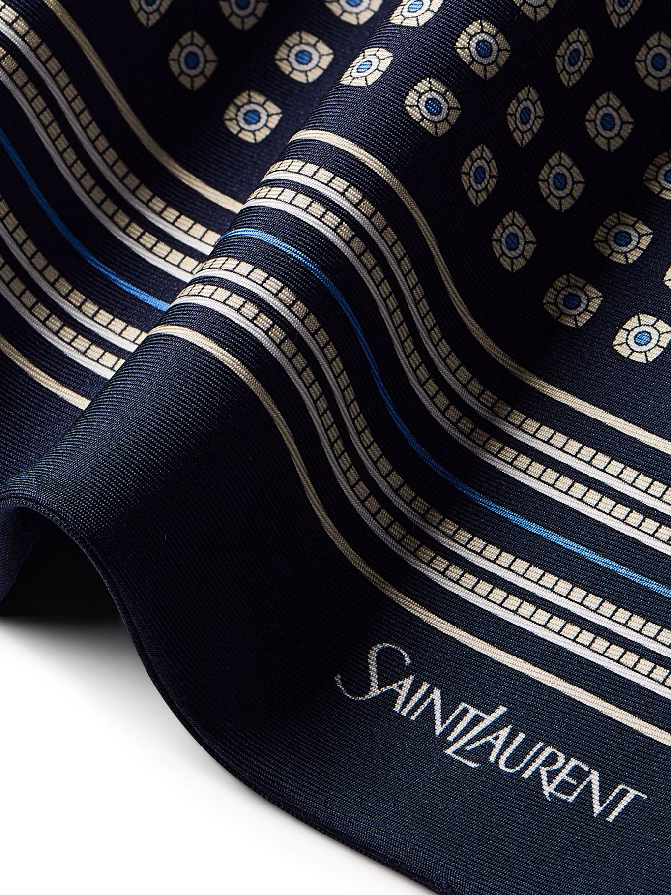 LAVALLIÈRE SCARF IN SILK TWILL - Image 4