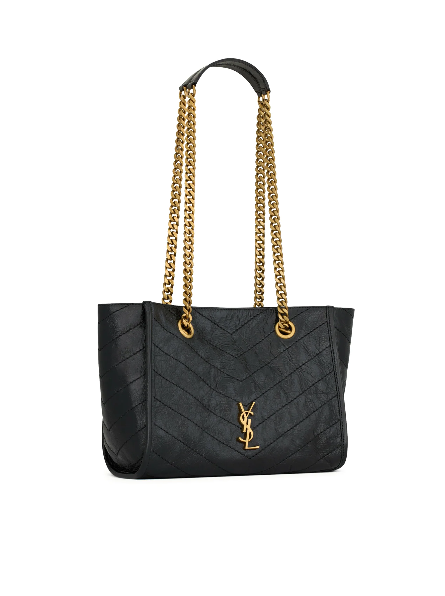 NIKI SMALL VINTAGE LEATHER SHOPPING BAG - Image 2