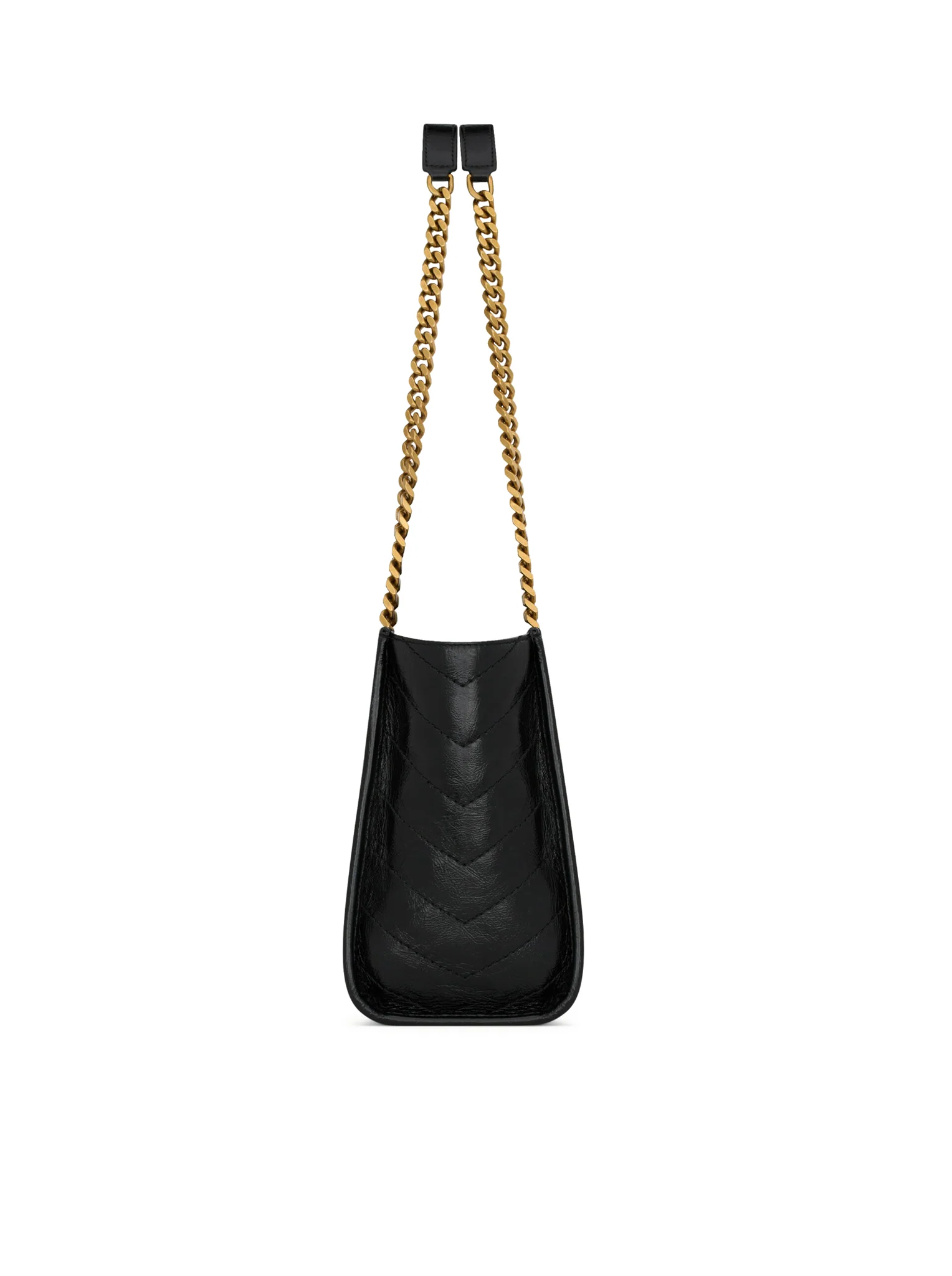 NIKI SMALL VINTAGE LEATHER SHOPPING BAG - Image 4