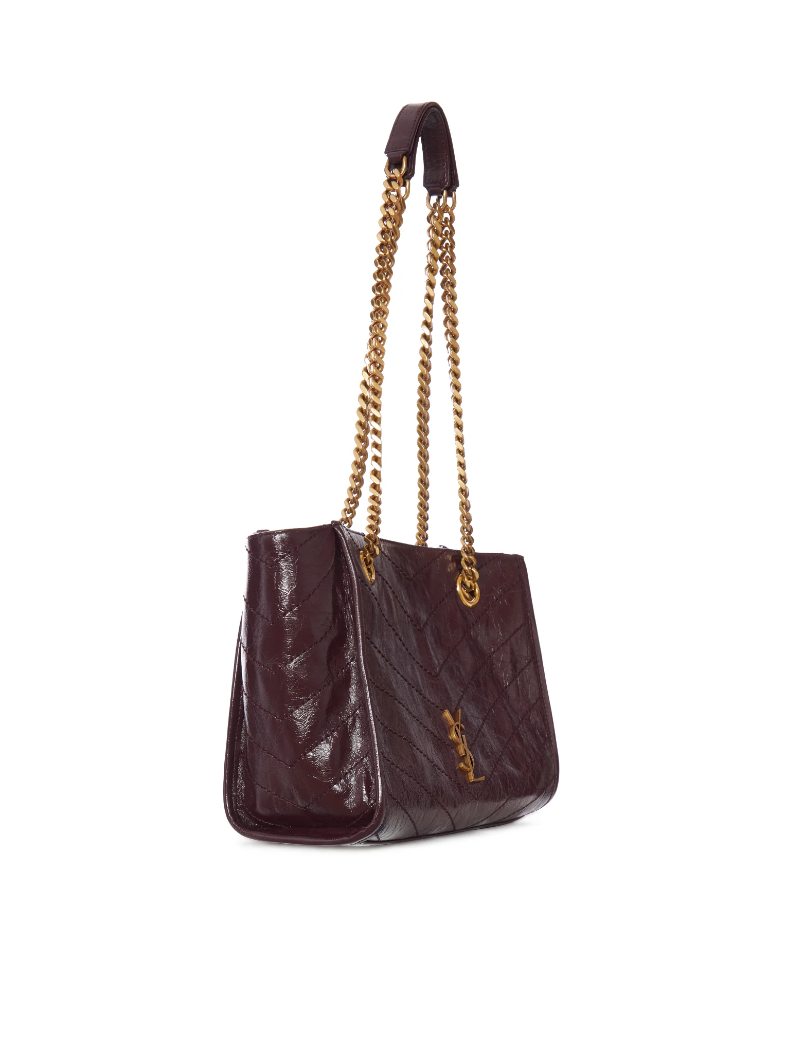 NIKI SMALL VINTAGE LEATHER SHOPPING BAG - Image 2