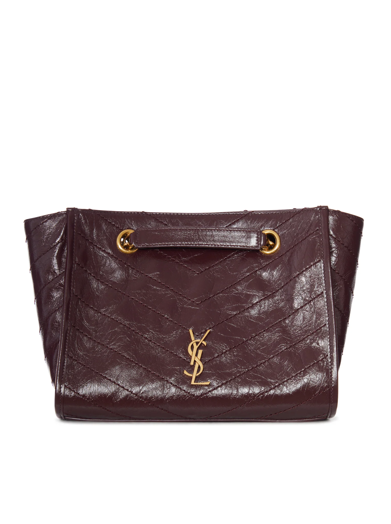 NIKI SMALL VINTAGE LEATHER SHOPPING BAG - Image 4